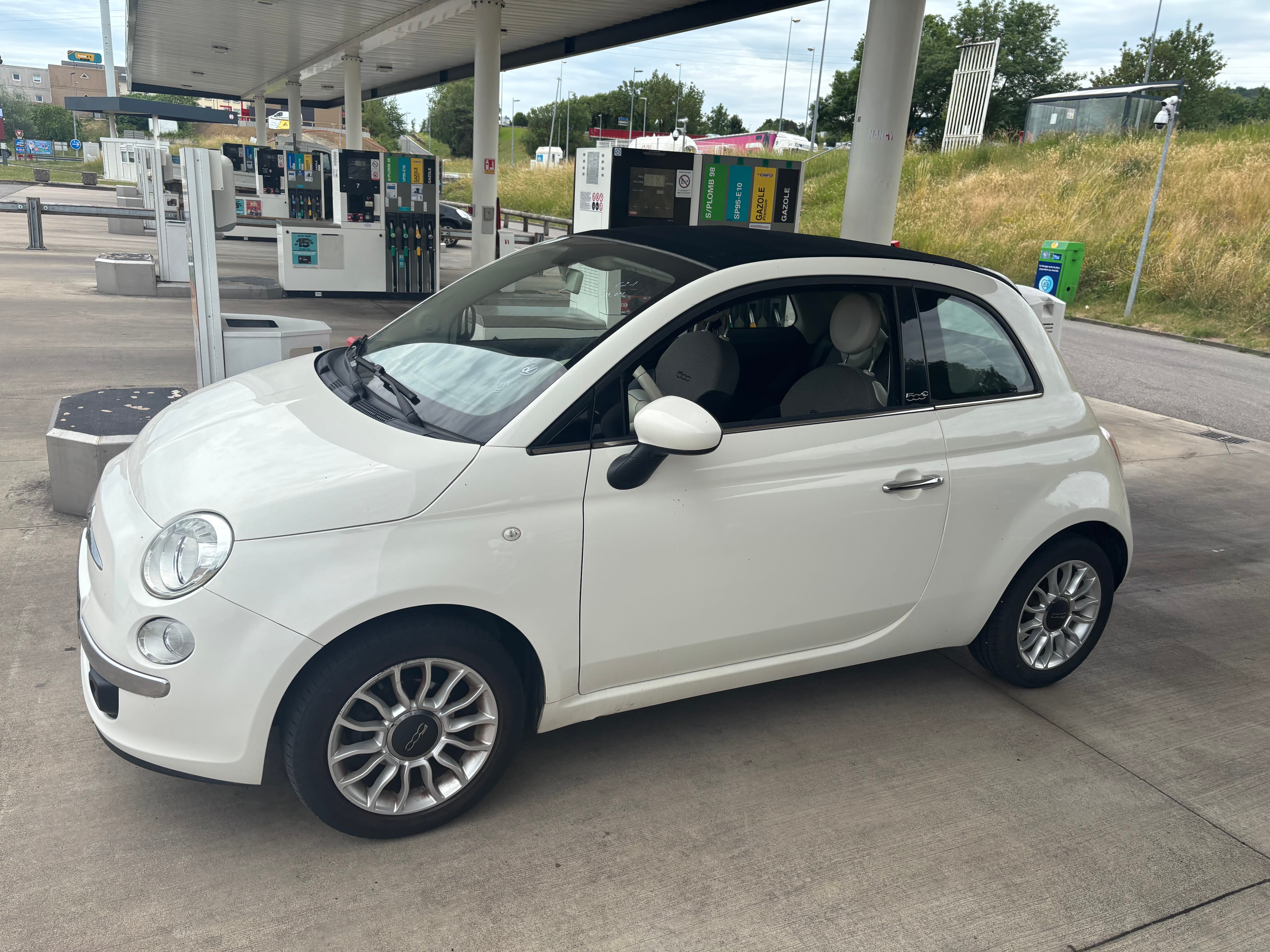 Fiat 500 C avec Climatisation