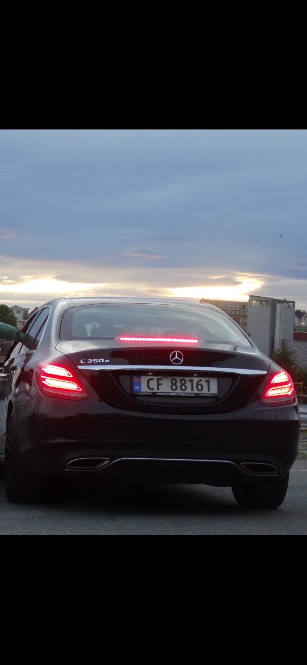 Mercedes-Benz C350e med GPS