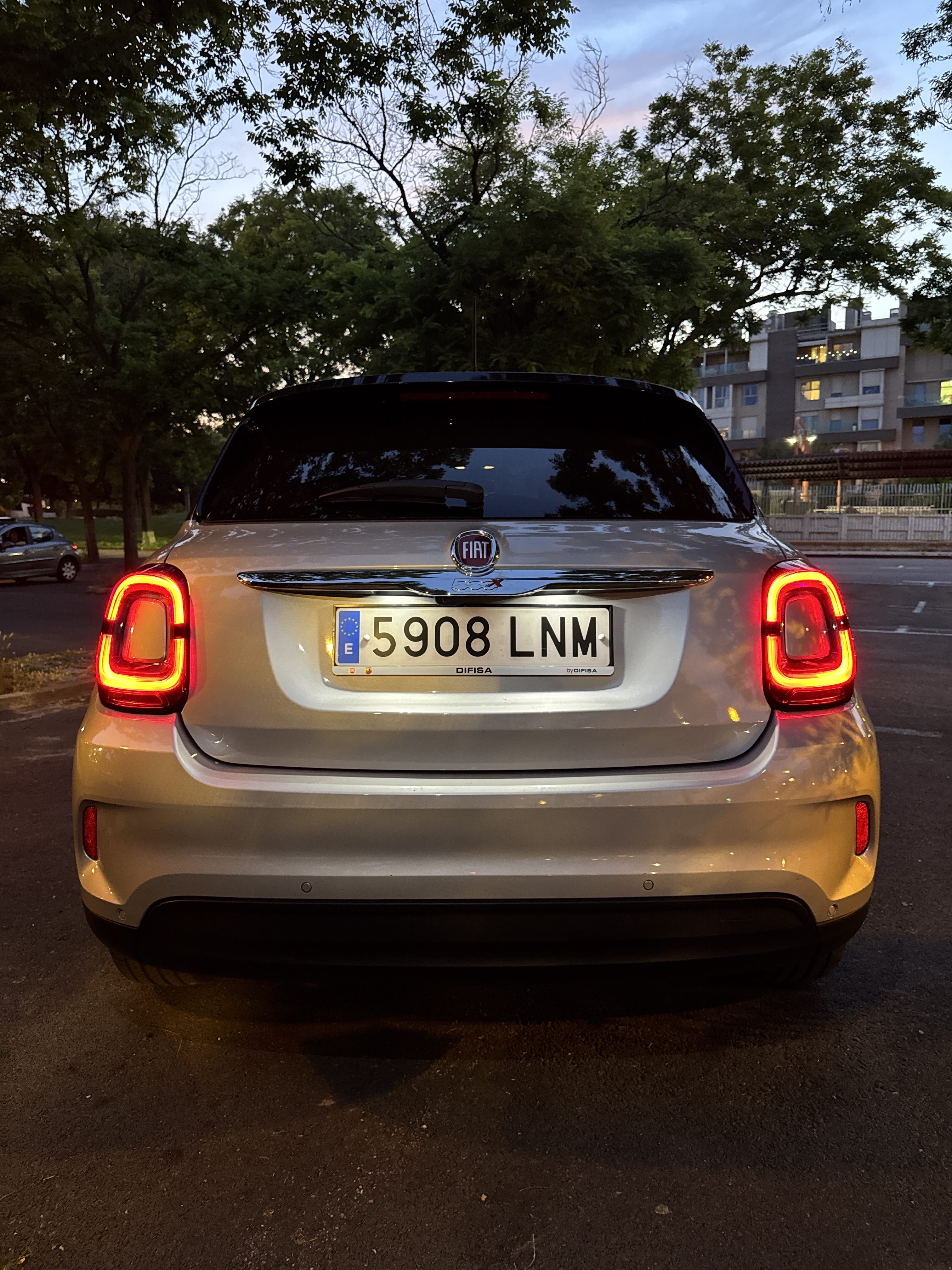 Fiat 500 X con Dashcam