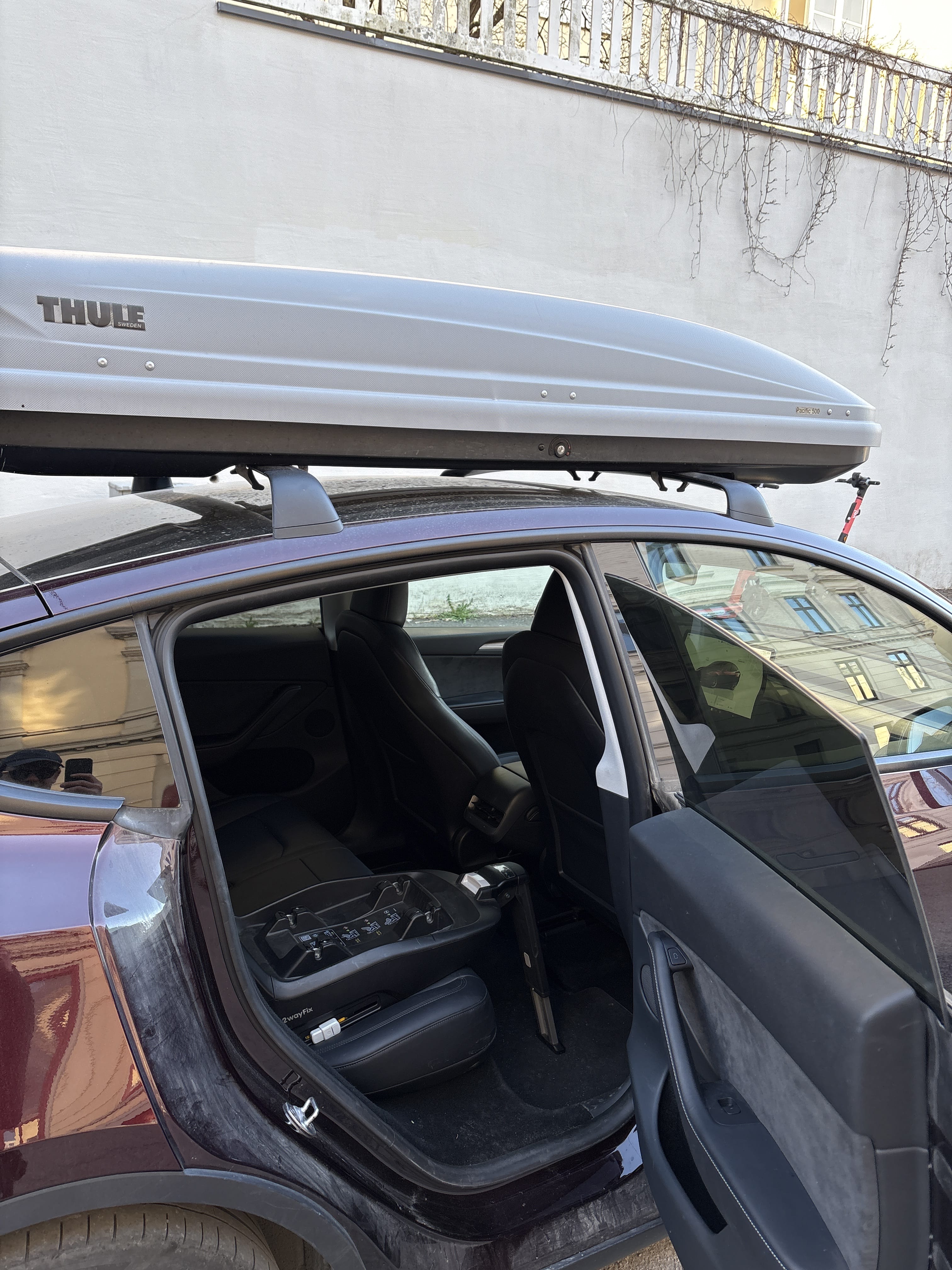 Tesla Model Y with Bluetooth audio