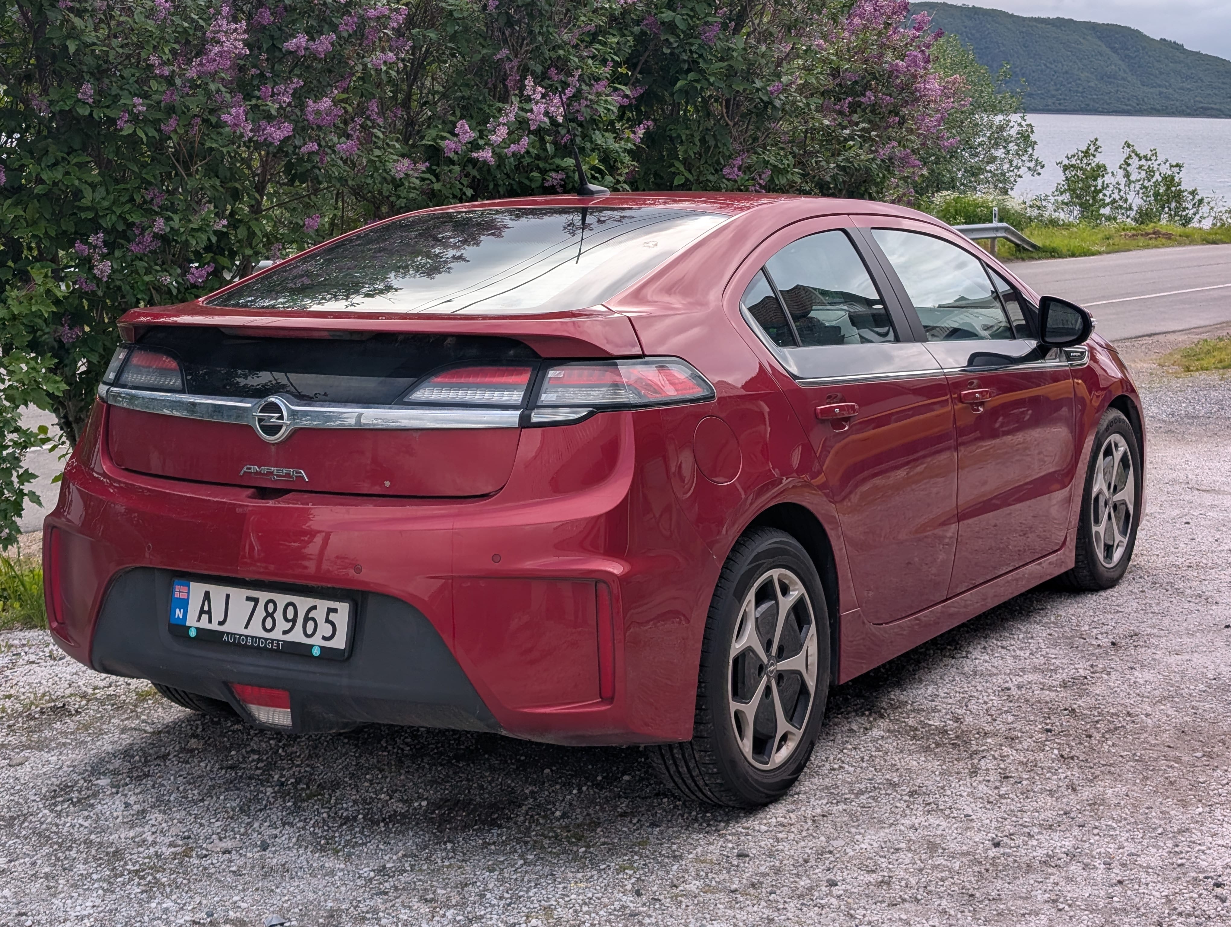 Opel Ampera med USB ladeuttak