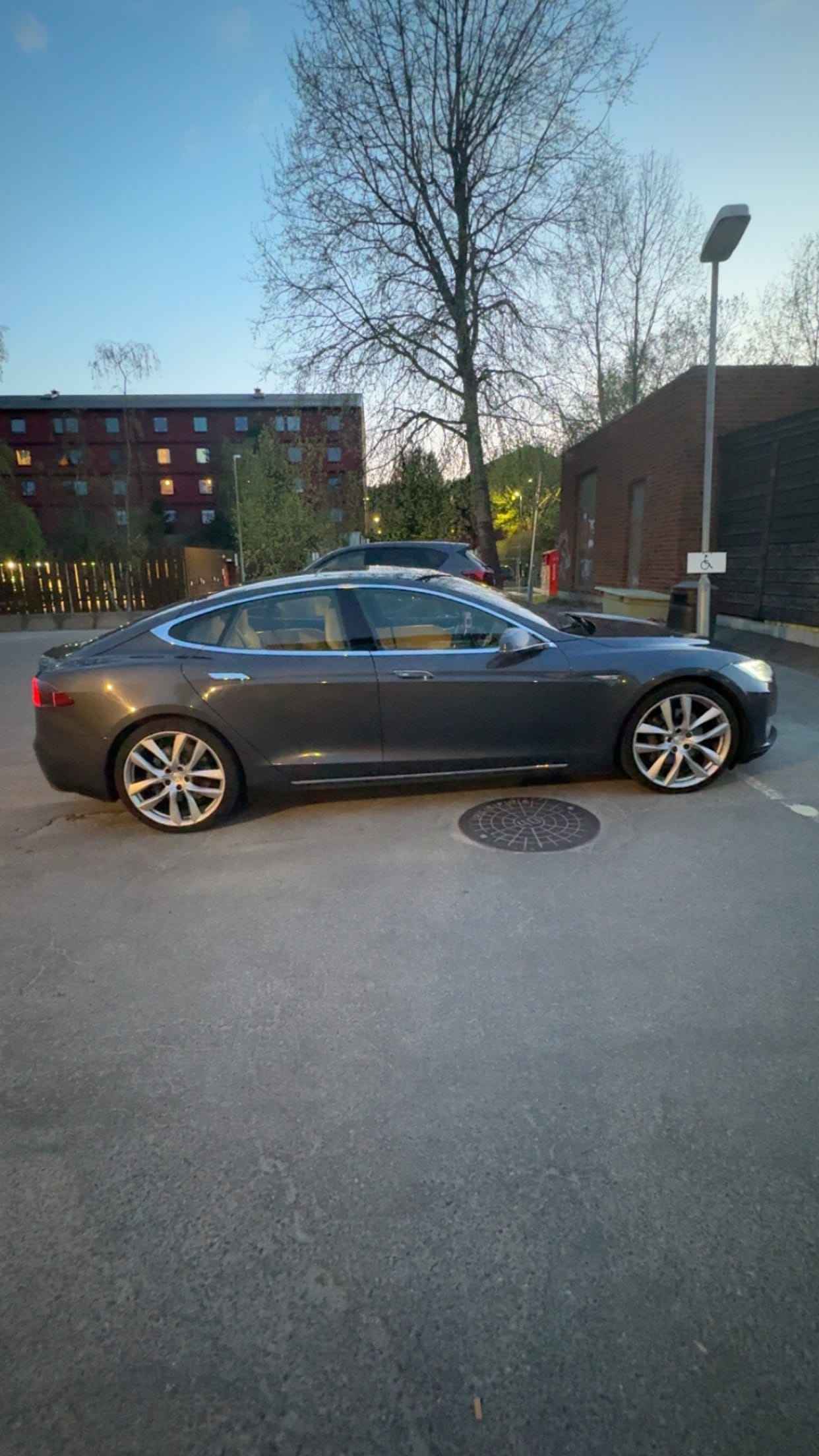 Tesla Model S med Aircondition