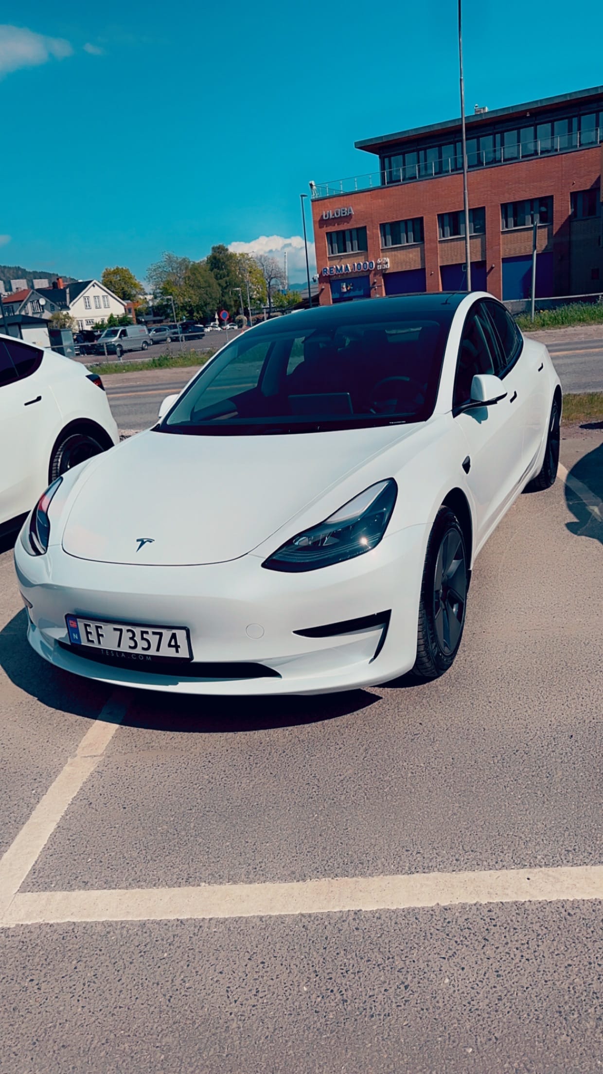 Tesla Model 3 med Aircondition