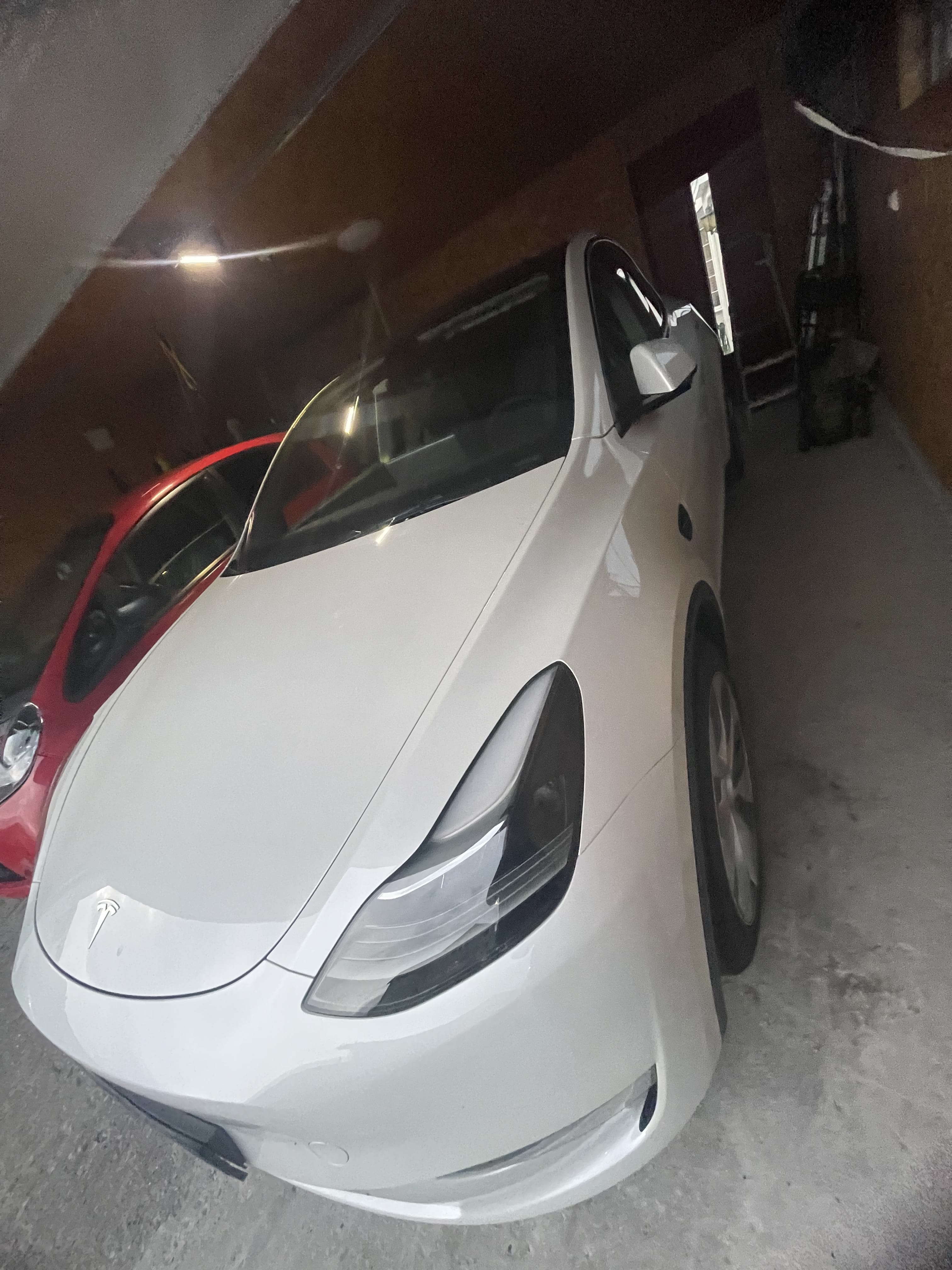 Tesla Model Y with Air conditioning