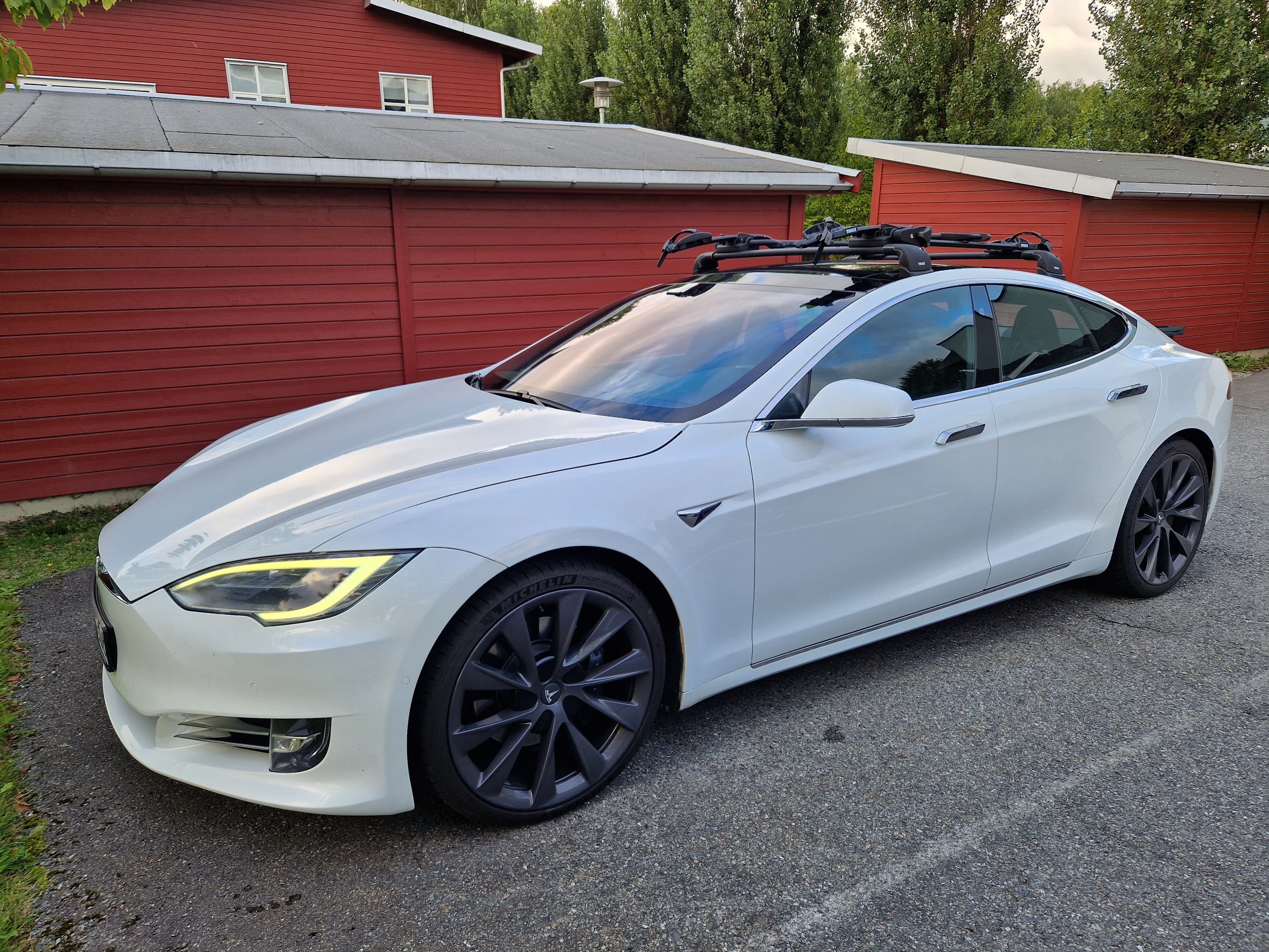 Tesla Model S med Aircondition
