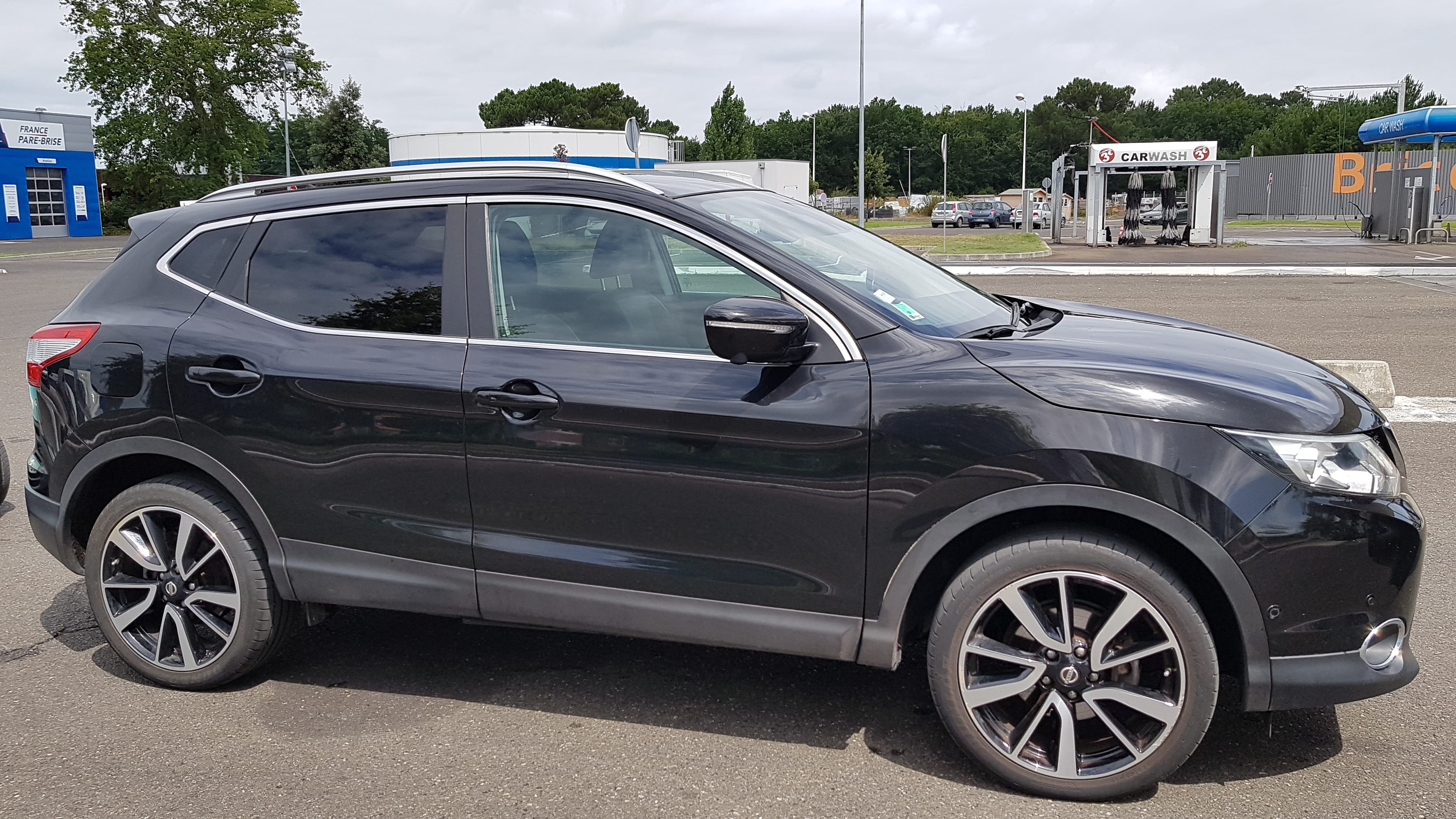 Nissan Qashqai avec Porte-vélos