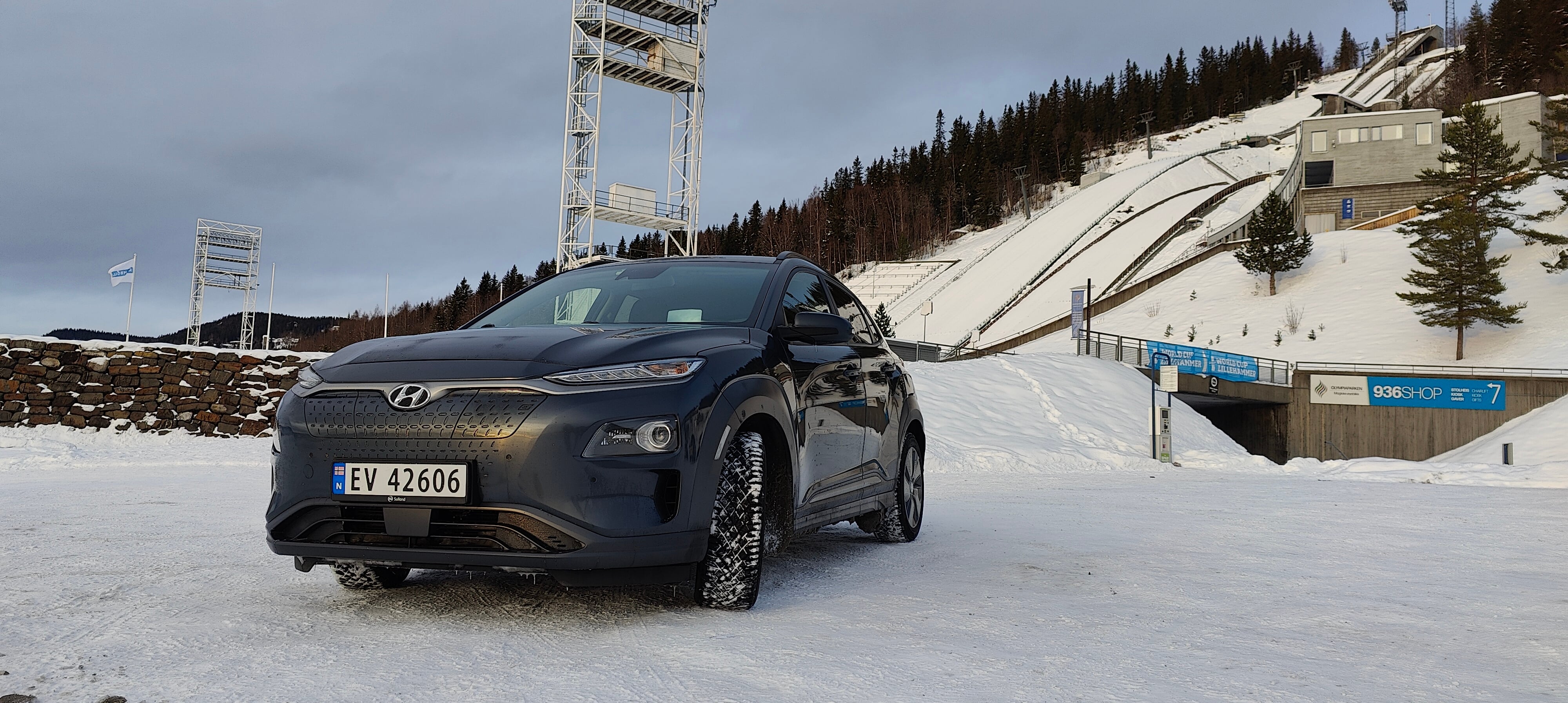 Hyundai Kona Electric med Ryggekamera