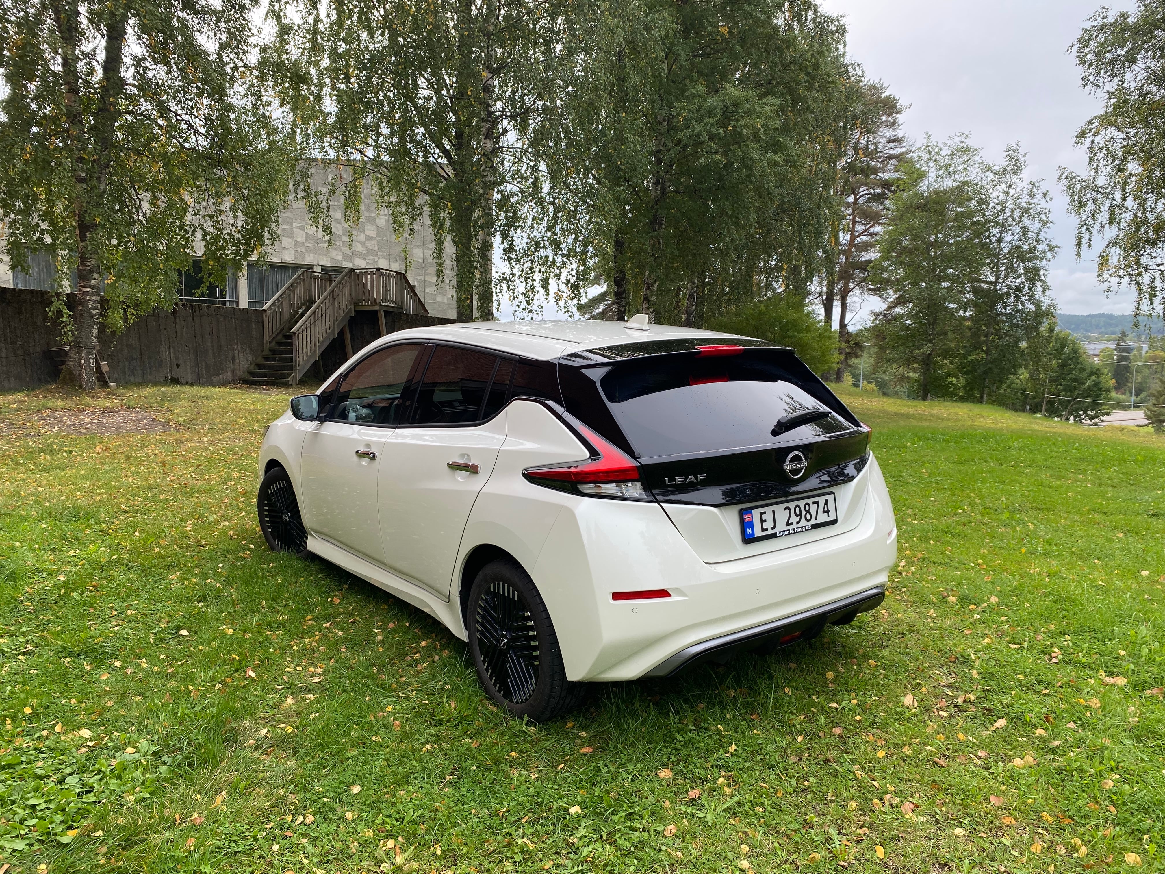 Nissan Leaf med Ryggekamera