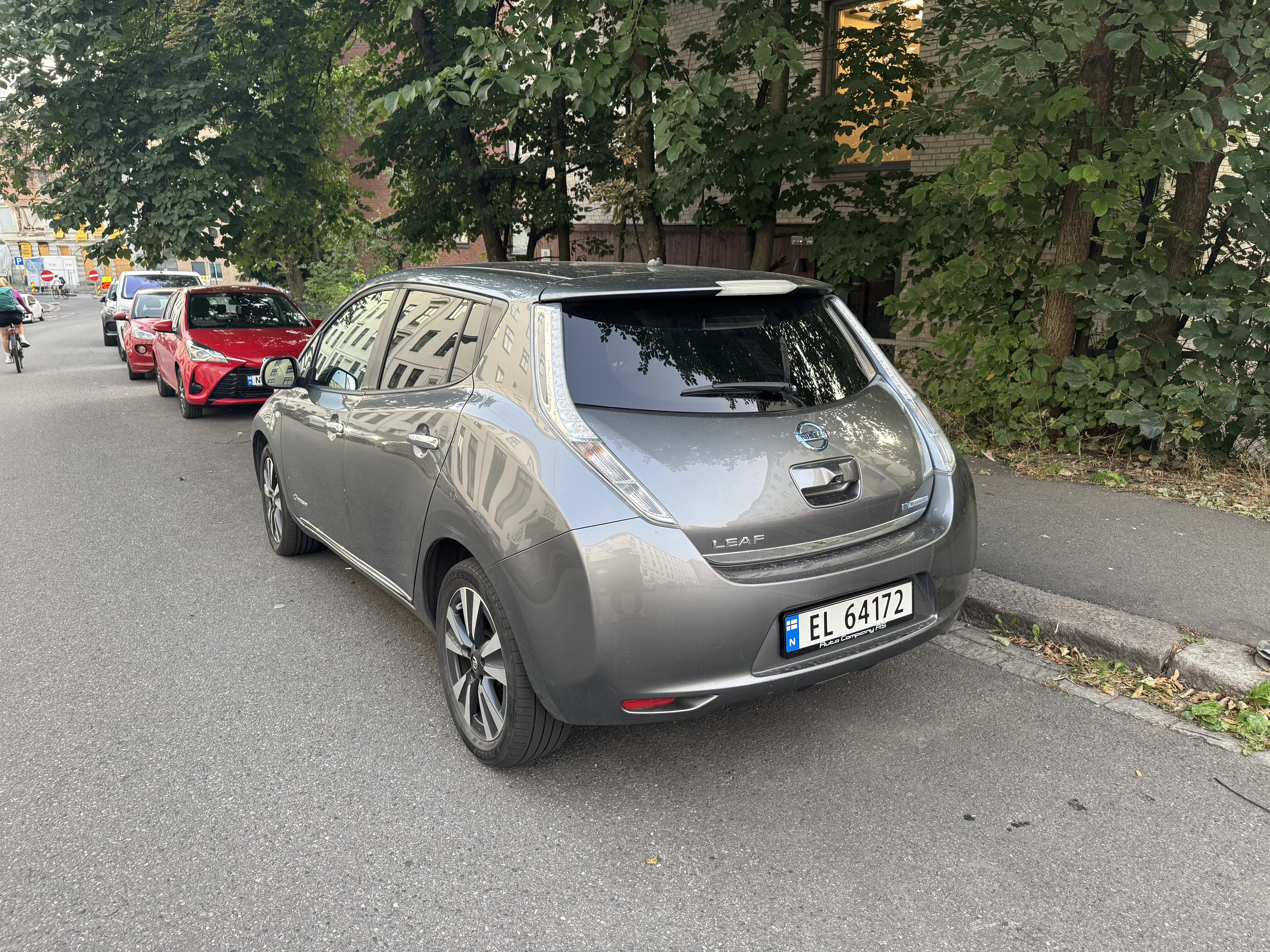 Nissan Leaf med GPS