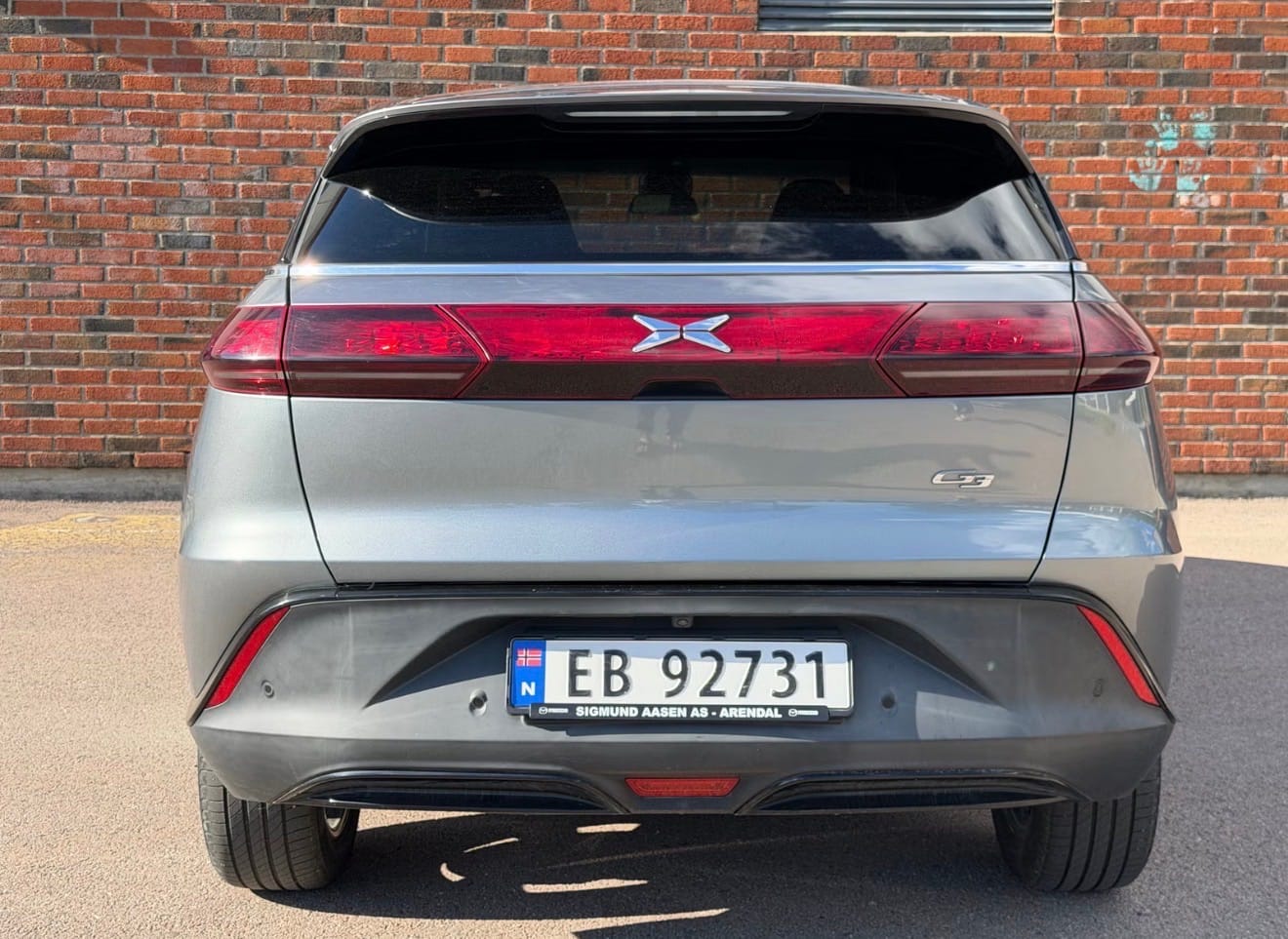 Xpeng G3 med USB ladeuttak