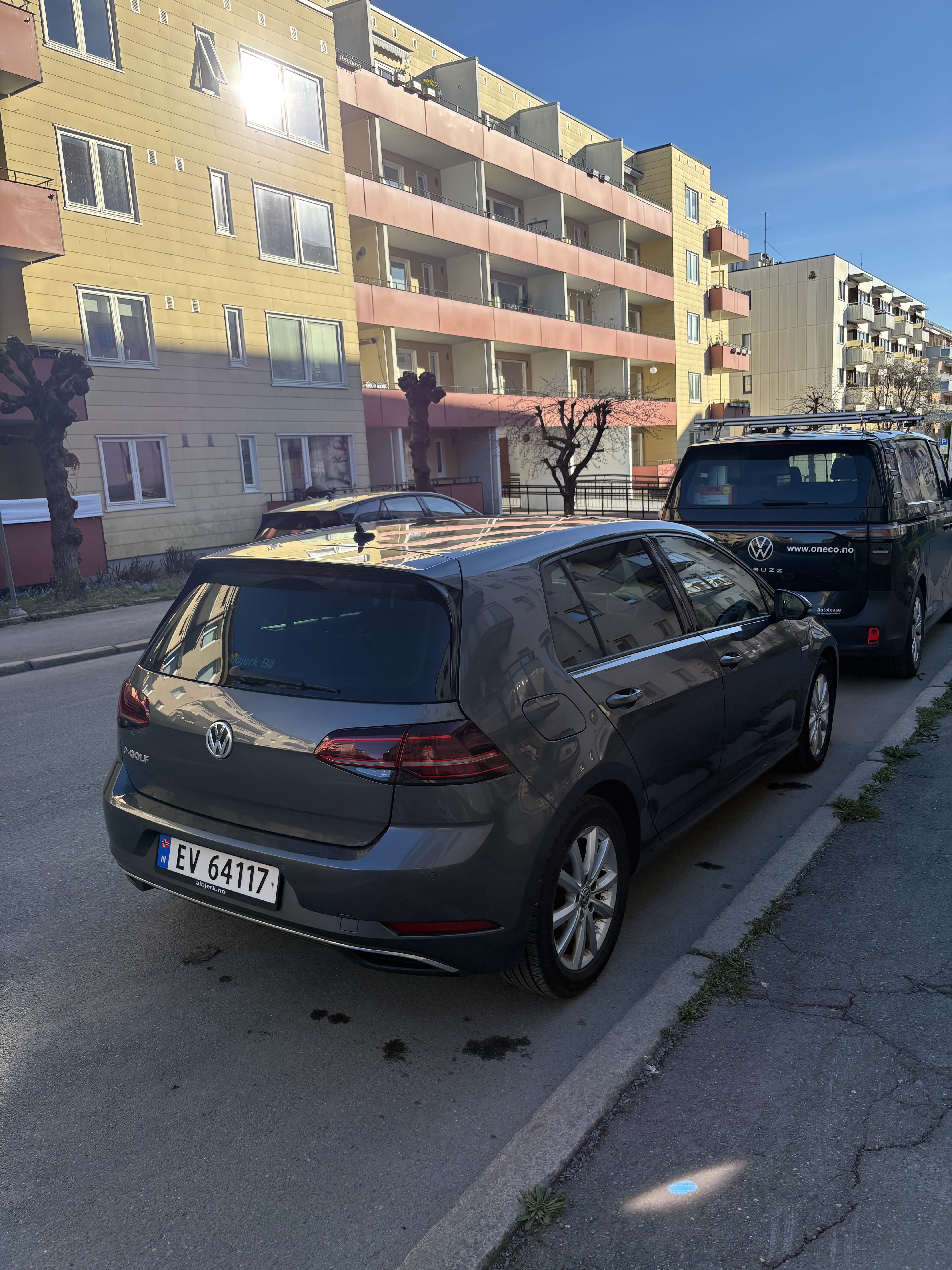 Volkswagen e-Golf med GPS