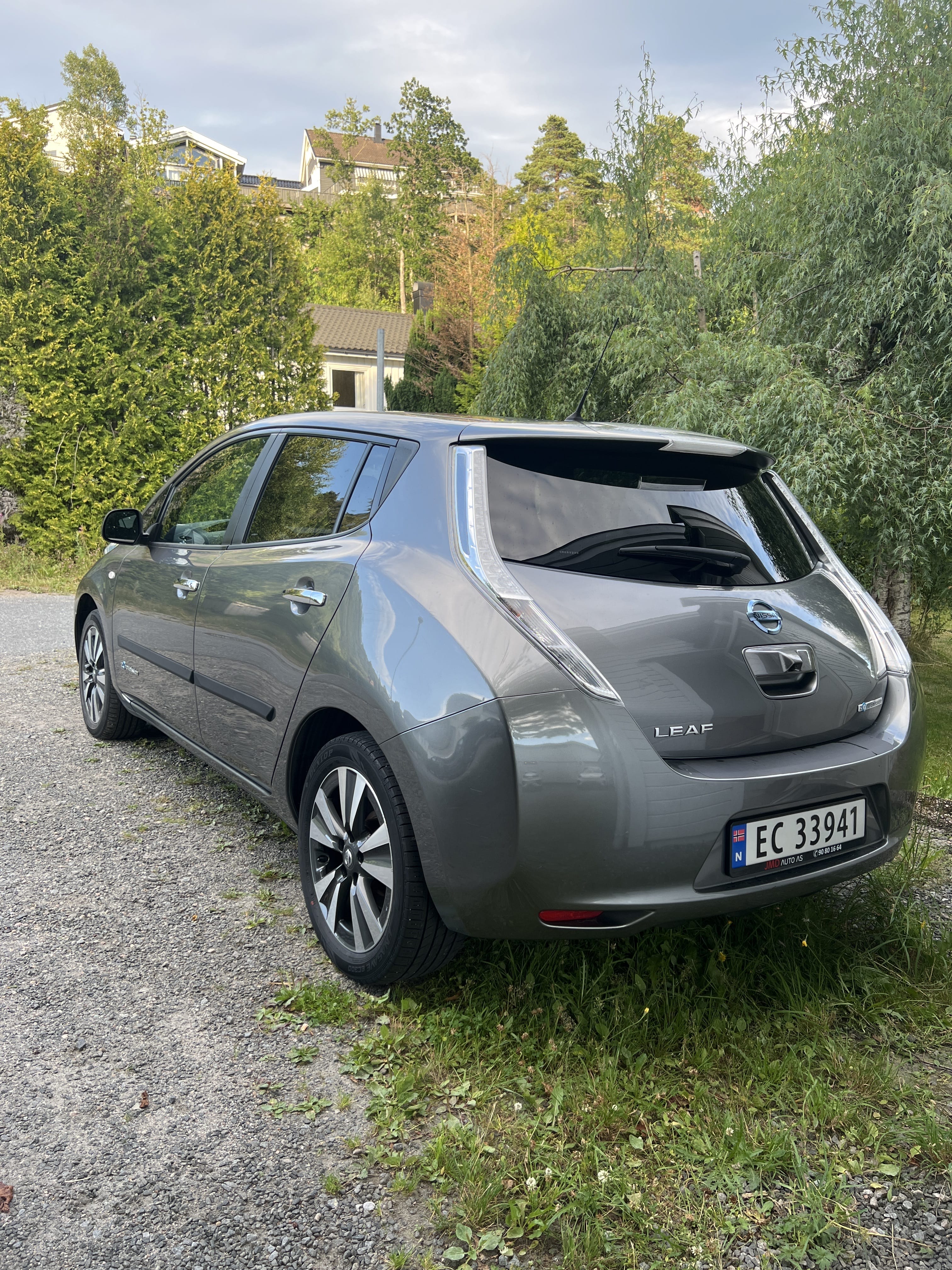 Nissan Leaf med GPS