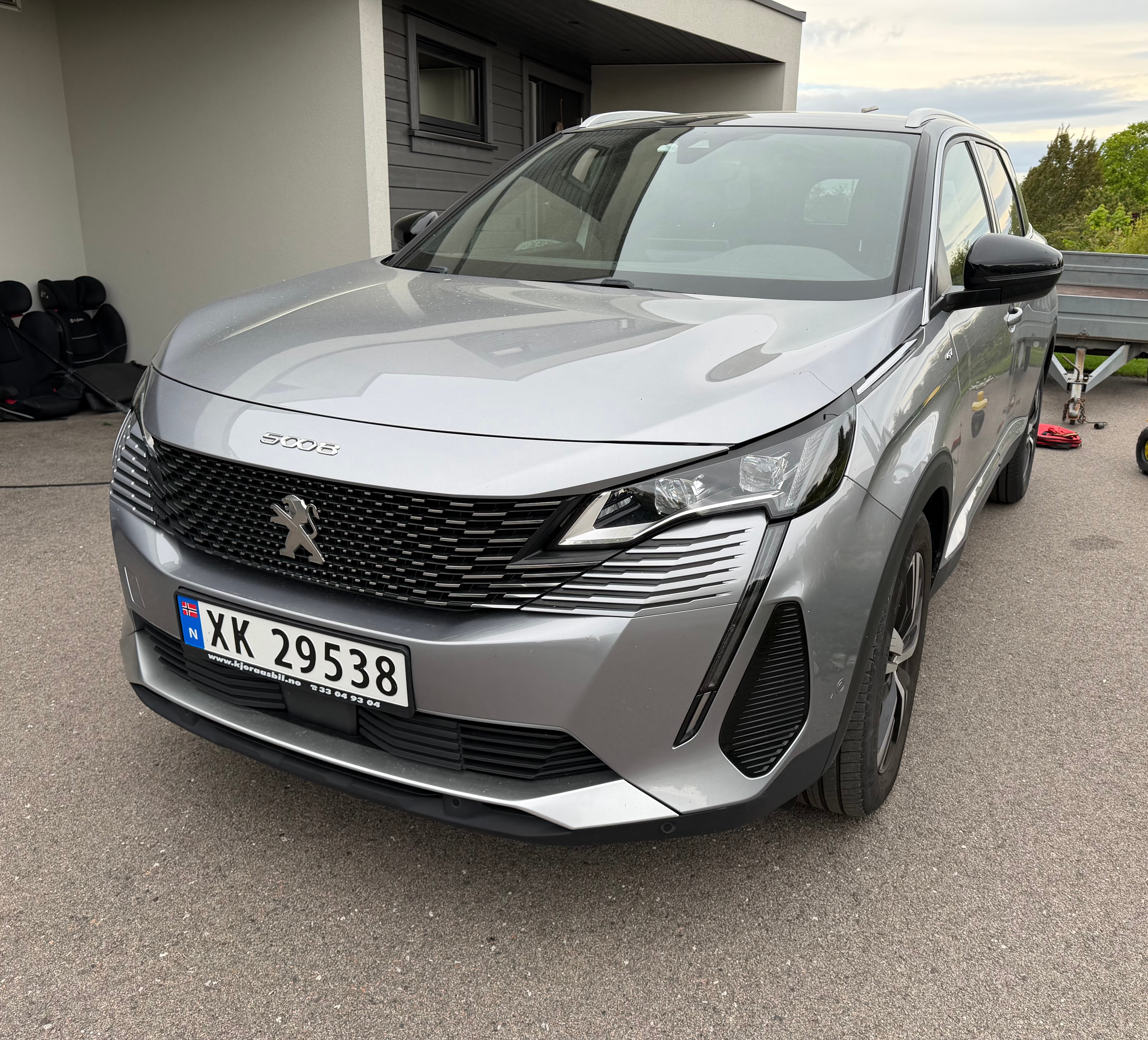 Peugeot 5008, 2021, Diesel, automatisk, 7 seter