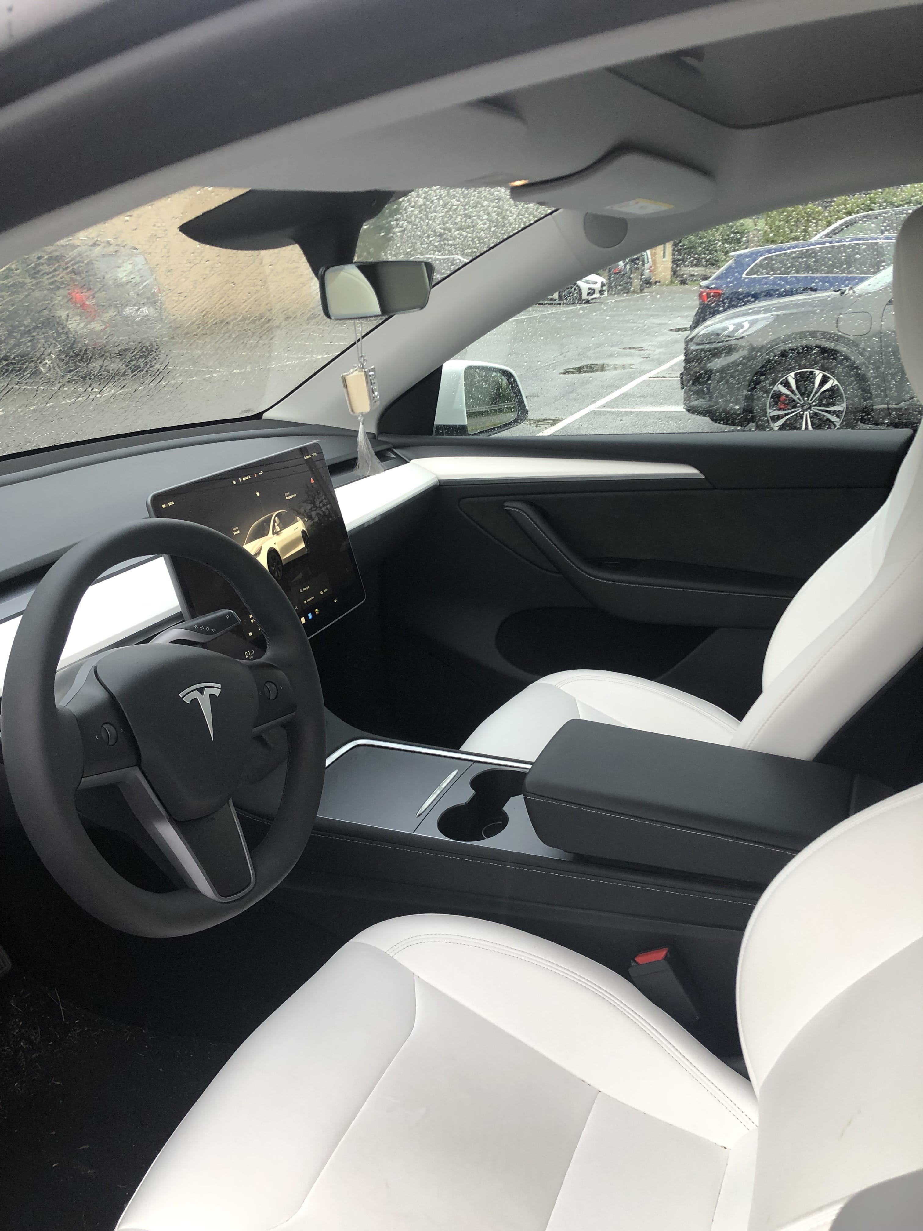 Tesla Model Y with GPS