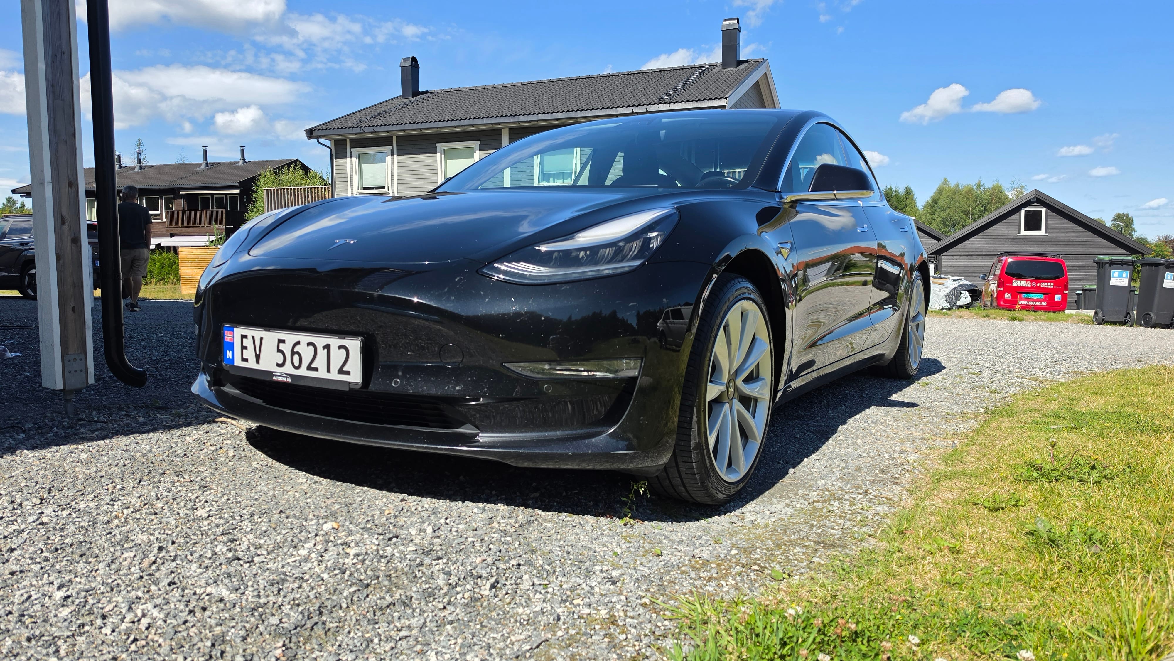 Tesla Model 3 Long Range med Babysete