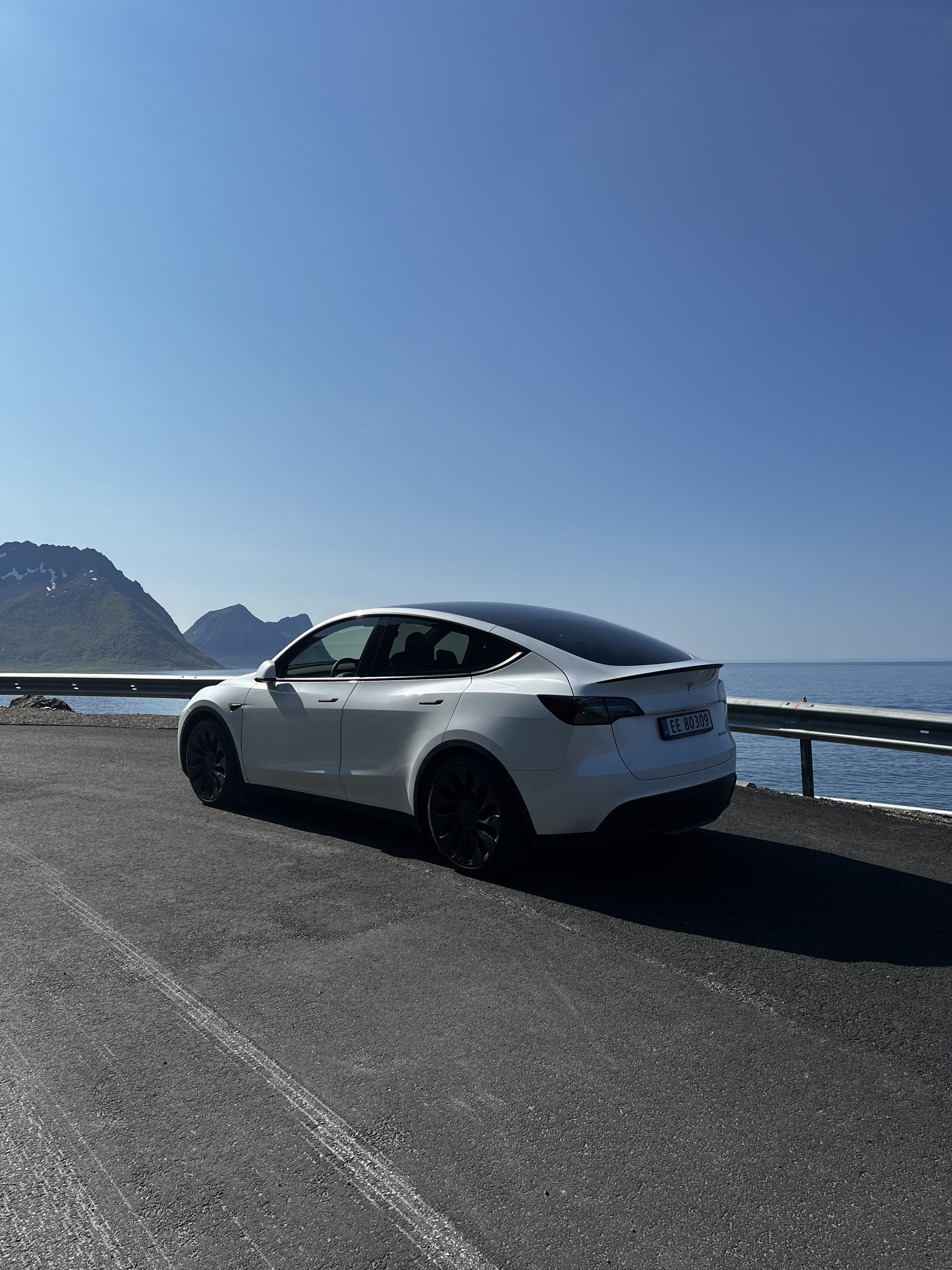 Tesla Model Y Performance med Ryggekamera