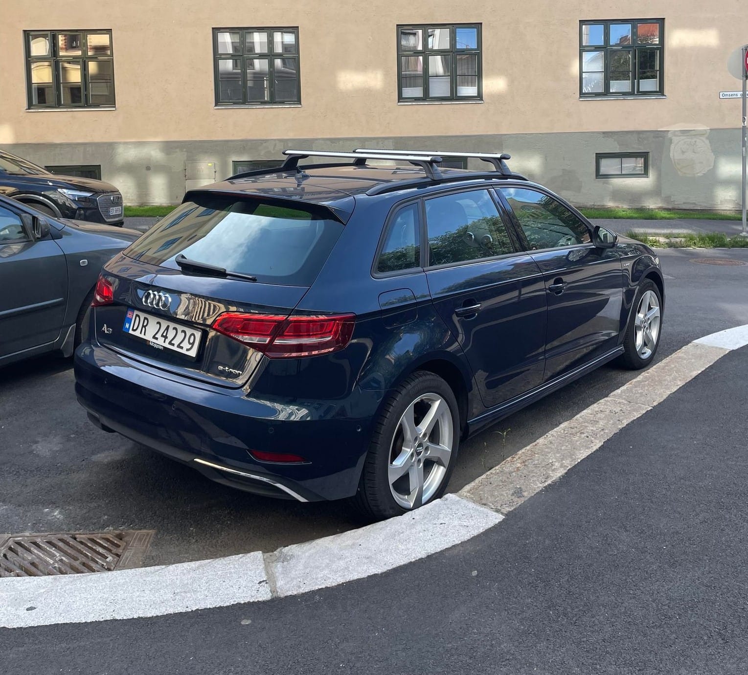 Audi A3 e-tron med GPS