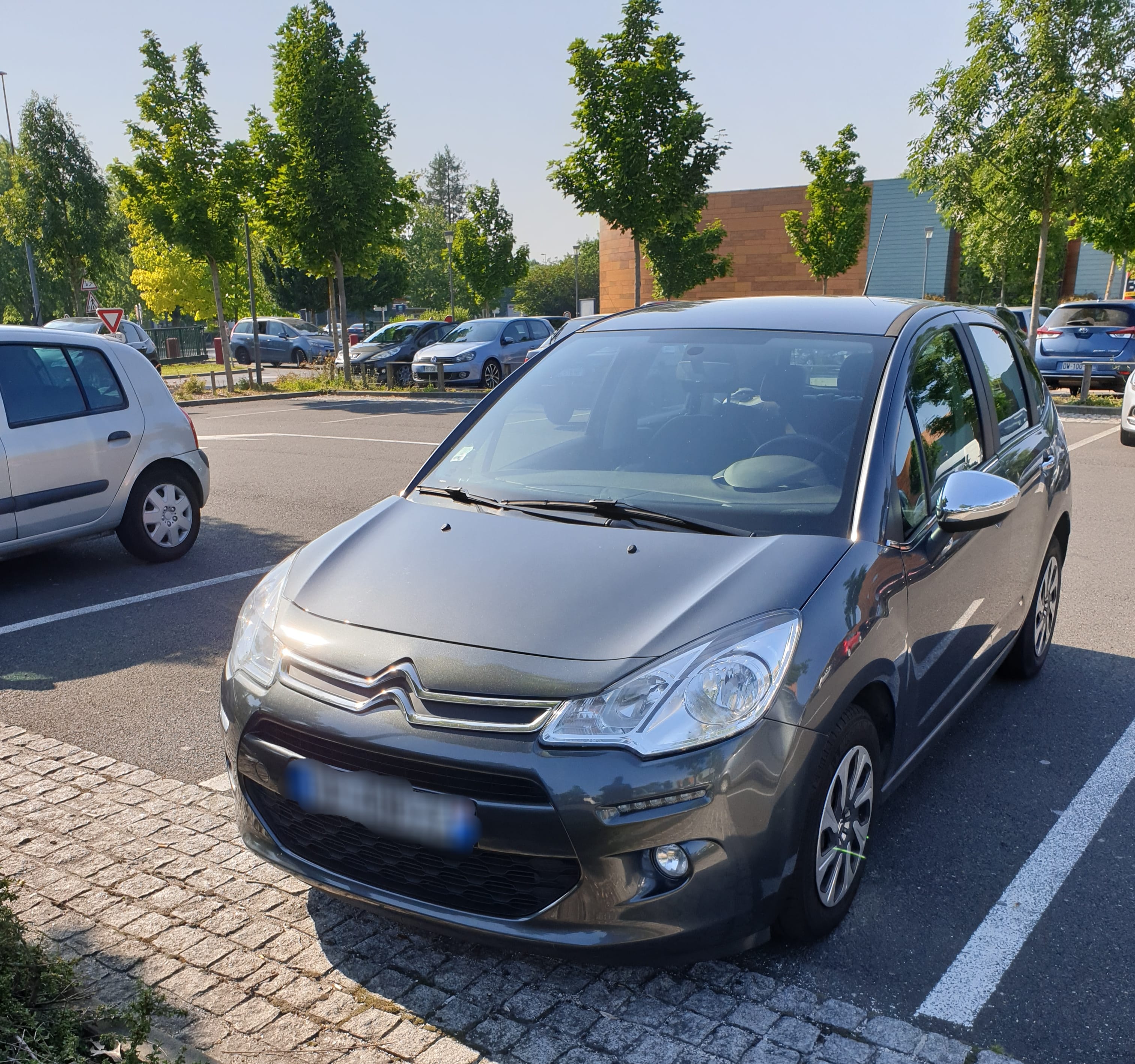 Citroen C3 1.6 BLUEHDI GRIS SHARK GPS/S&S-CLIM-RADAR DE RECUL, 2015, Diesel