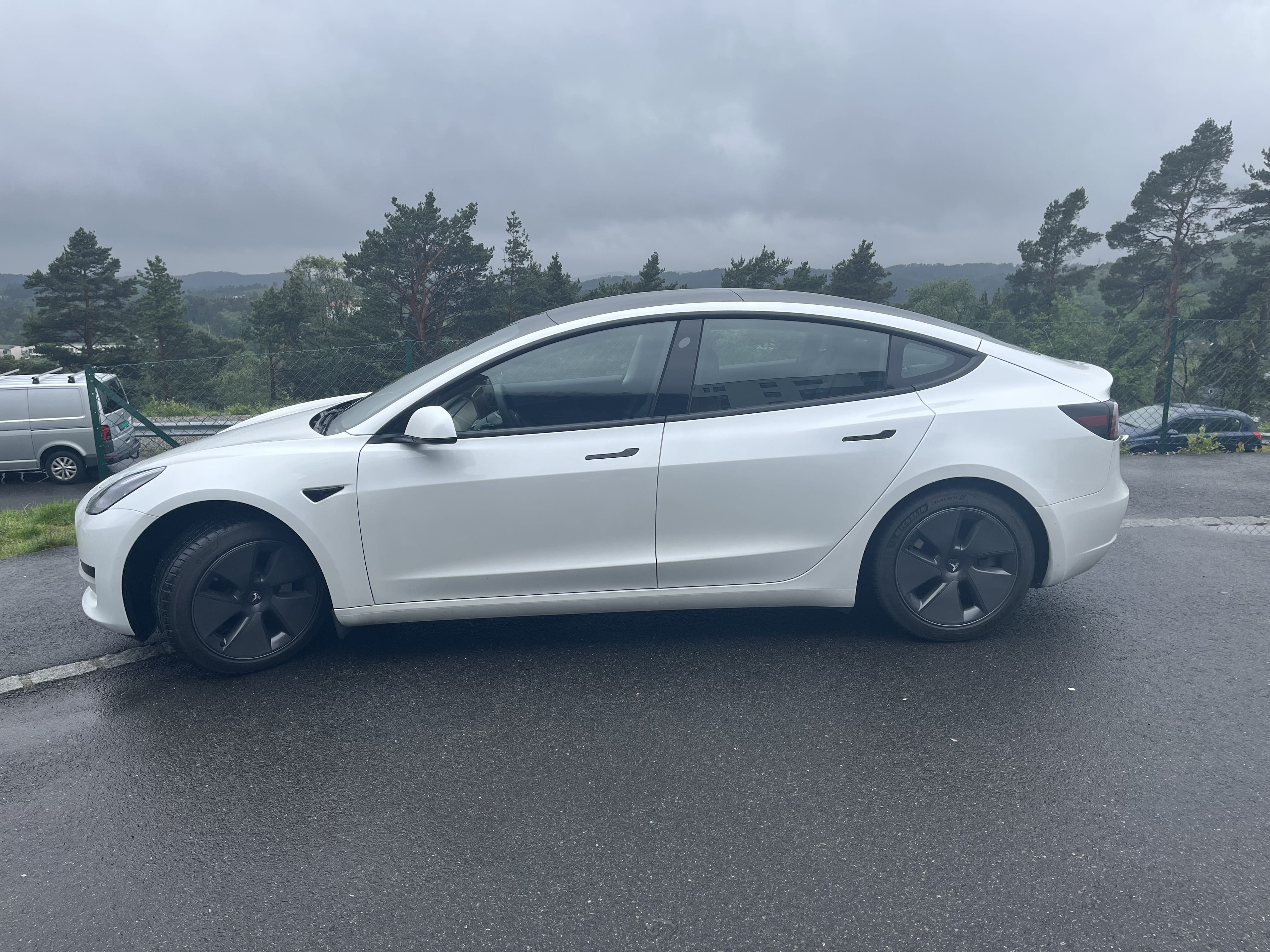 Tesla Model 3 with Air conditioning