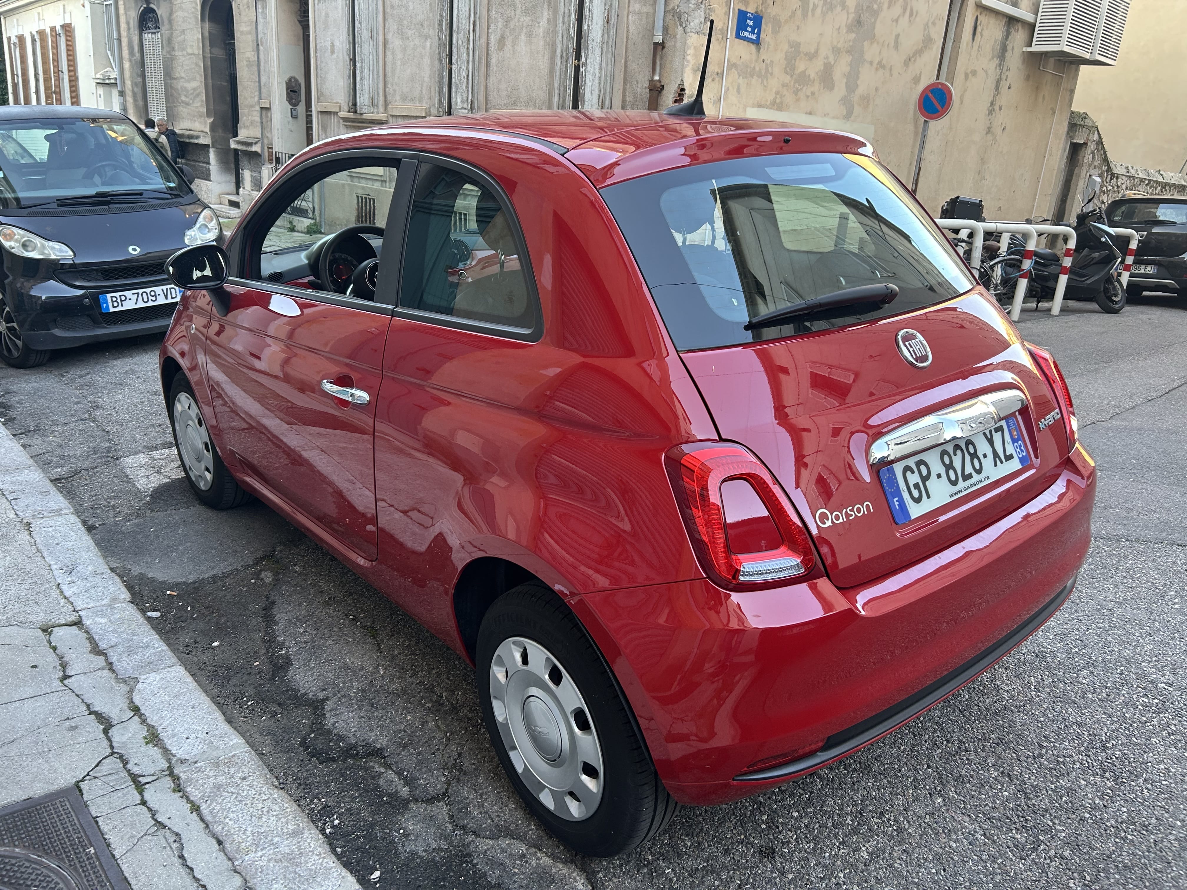 Fiat 500 met Cruise control