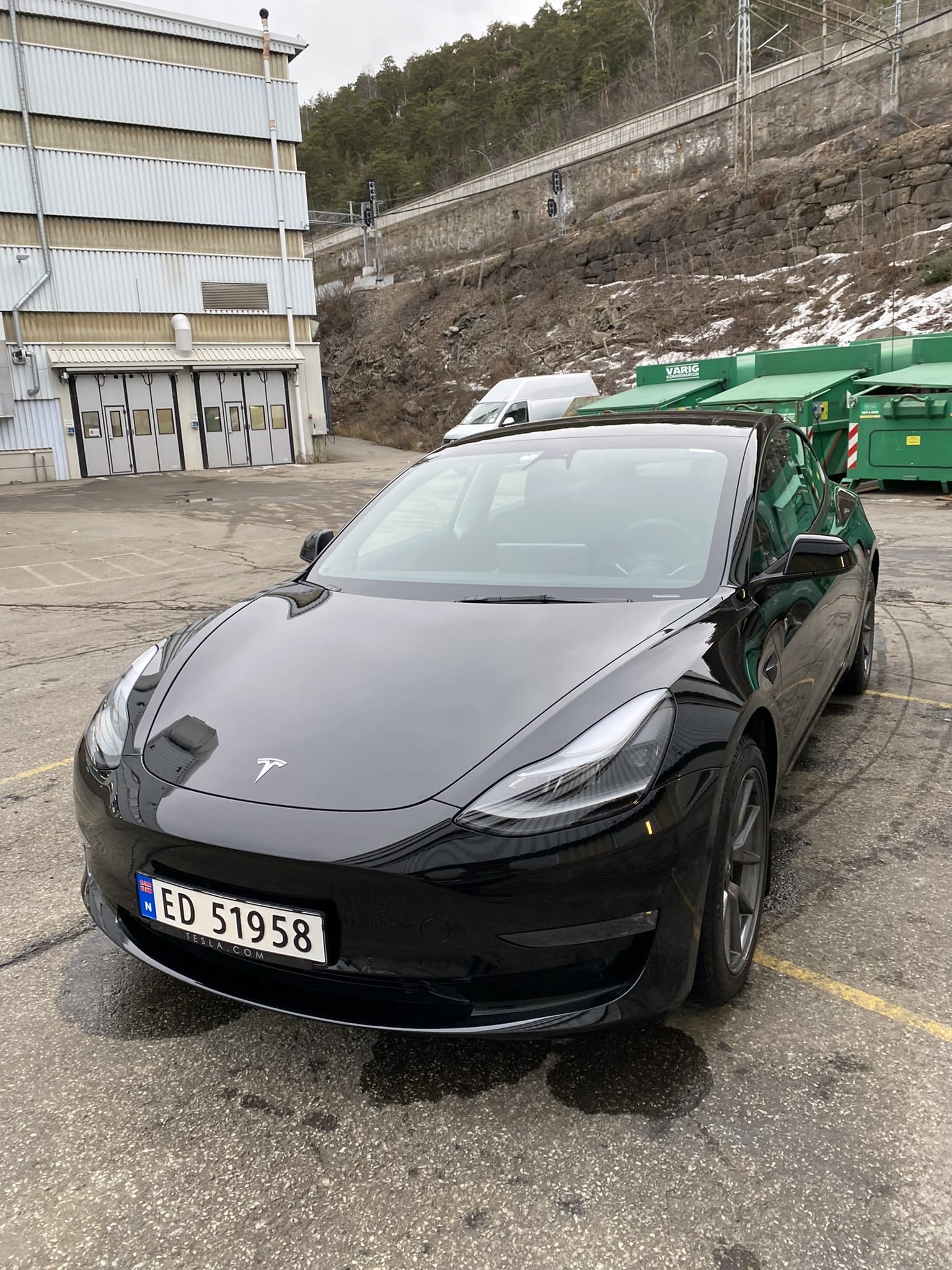 Tesla Model 3 med Aircondition