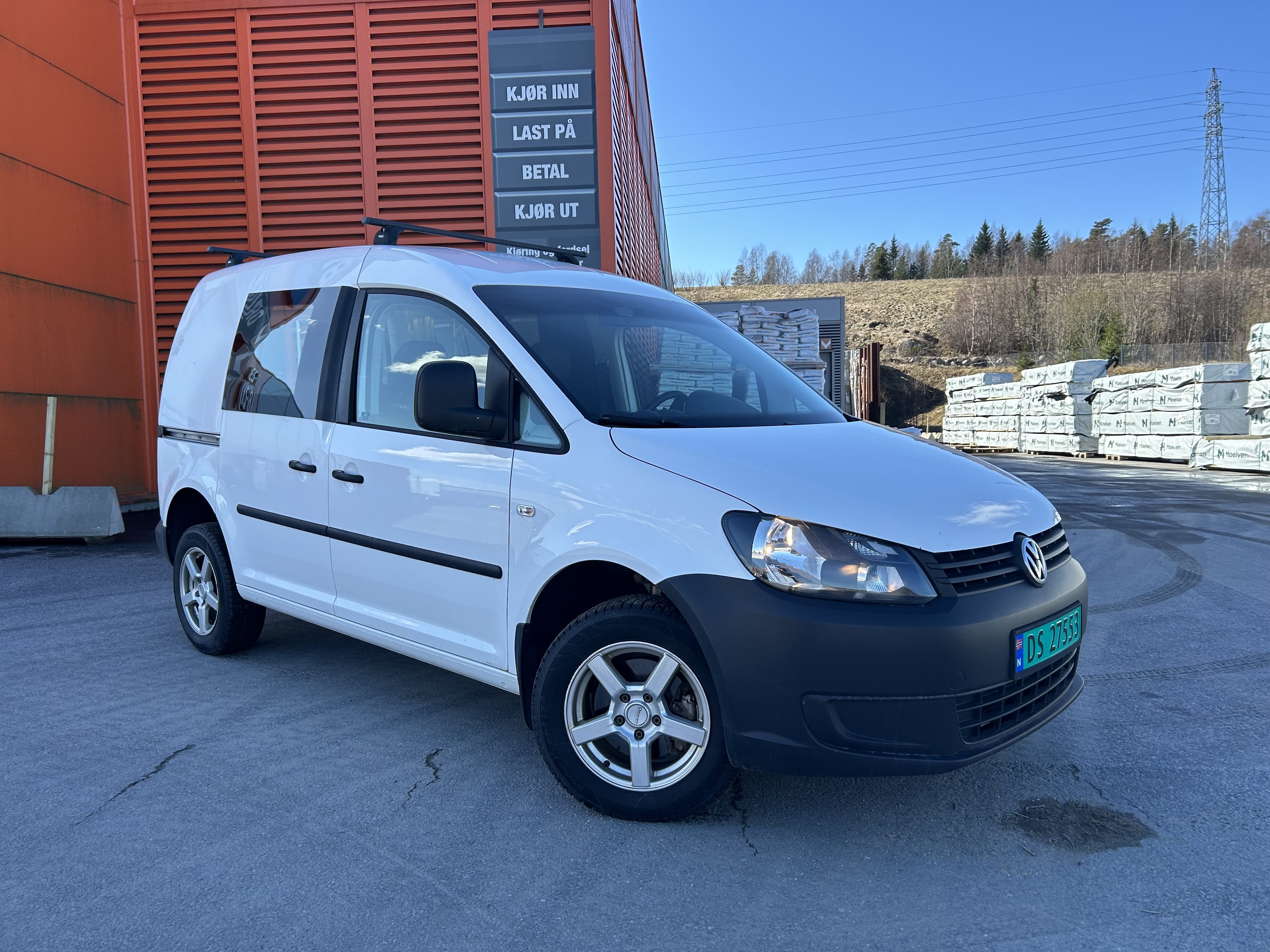 Volkswagen Caddy Varebil 2.0TDI med Aircondition