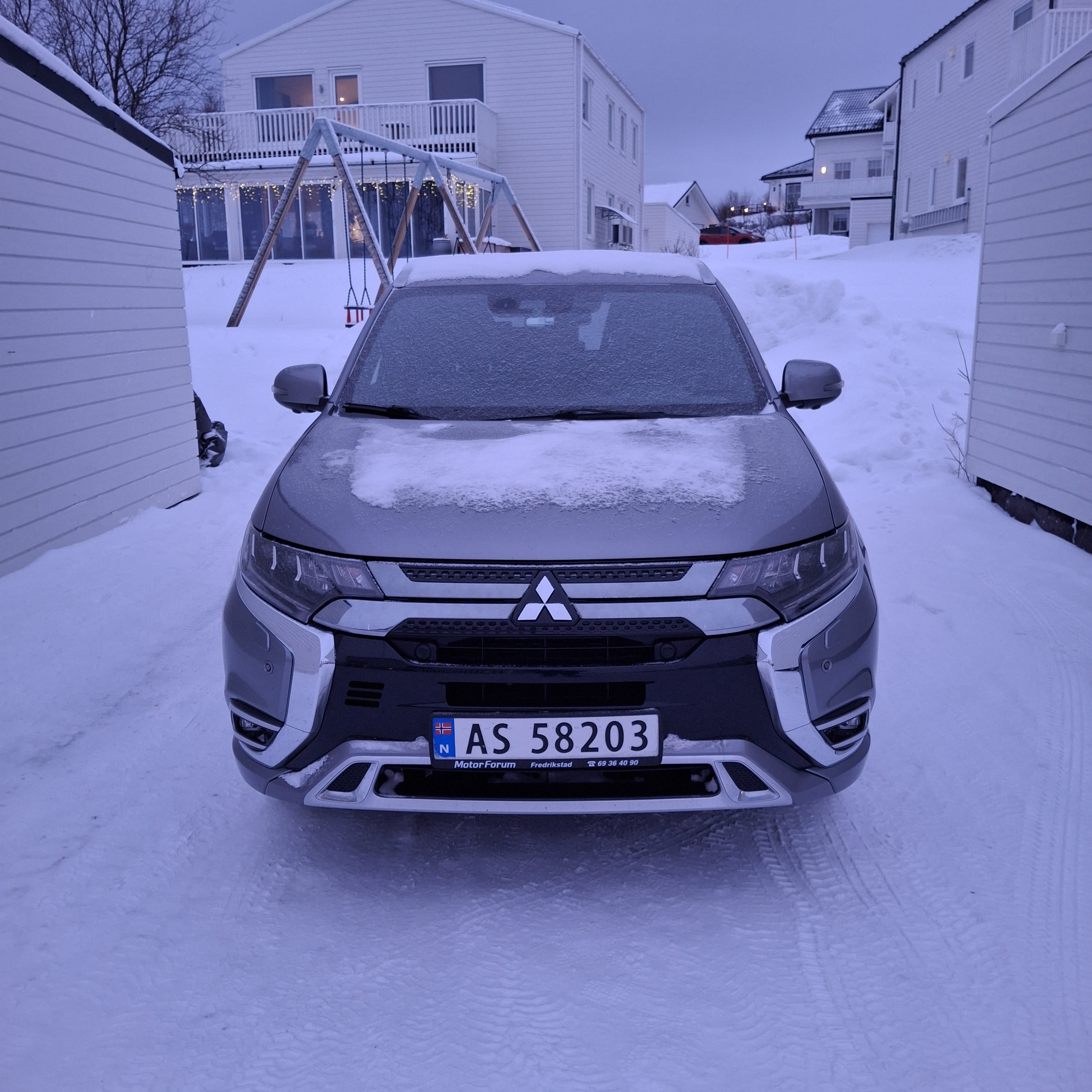 Mitsubishi Outlander med Bluetooth audio