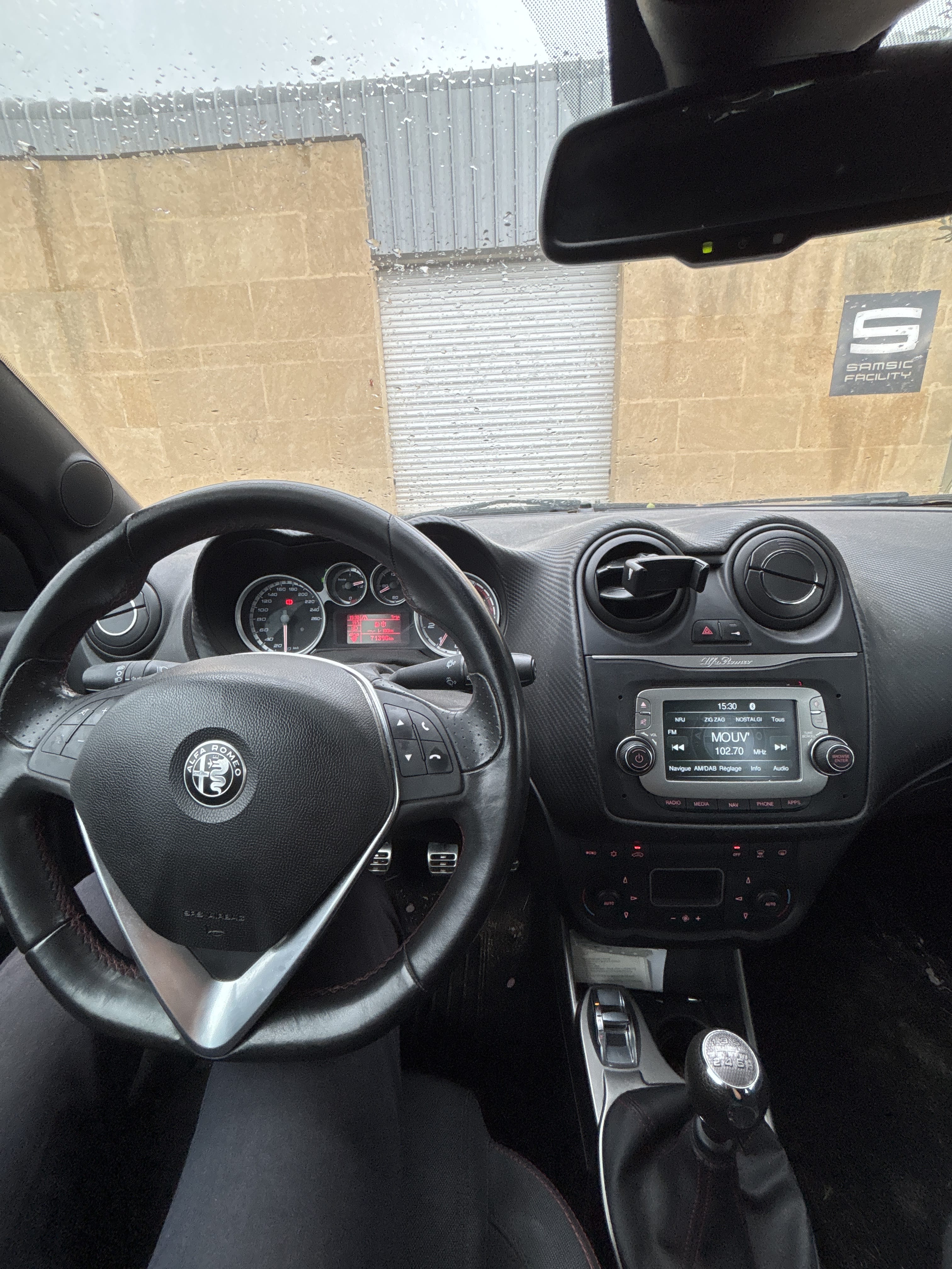 Alfa-Romeo Mito avec Audio Bluetooth
