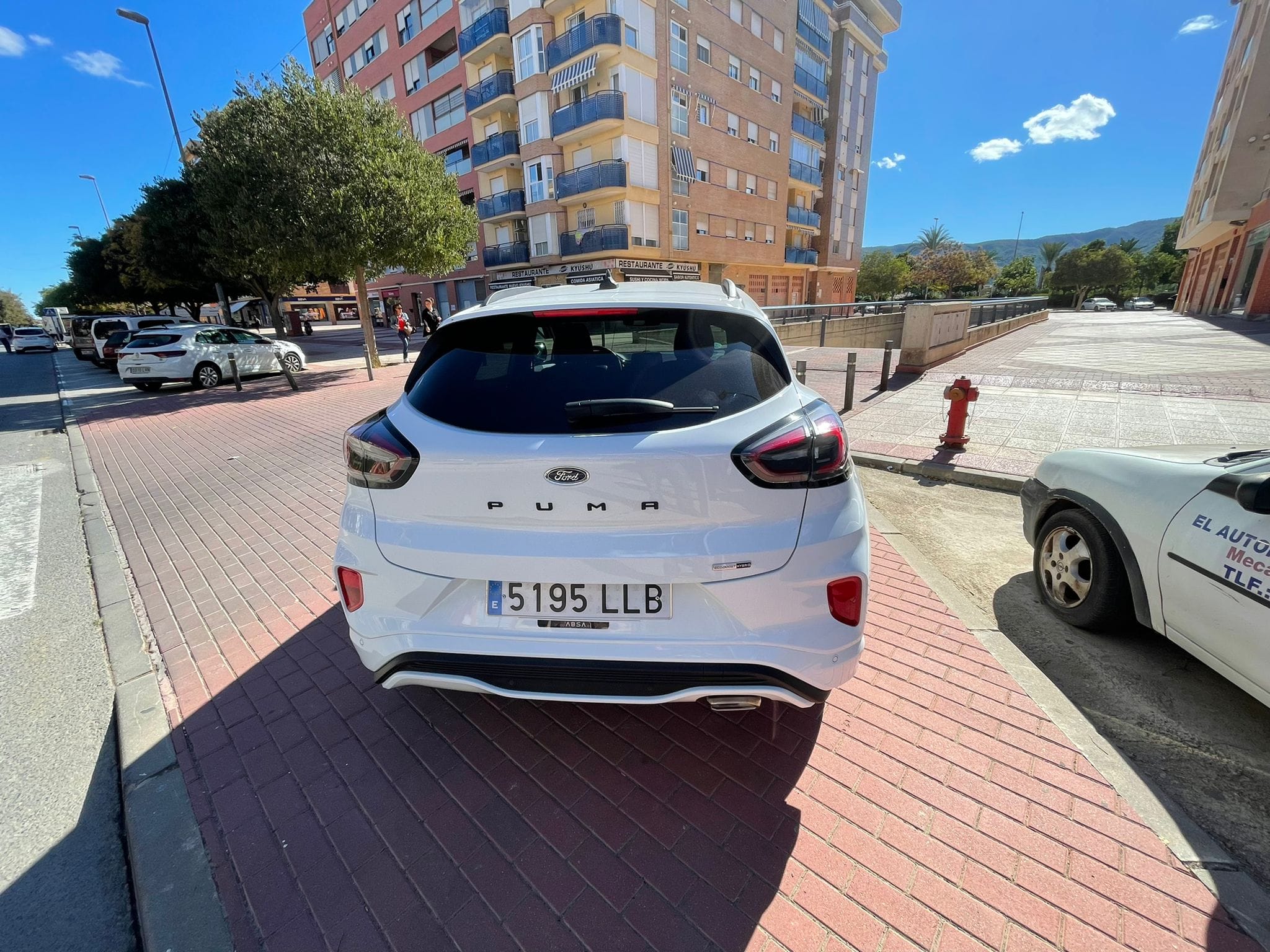 Ford Puma met GPS