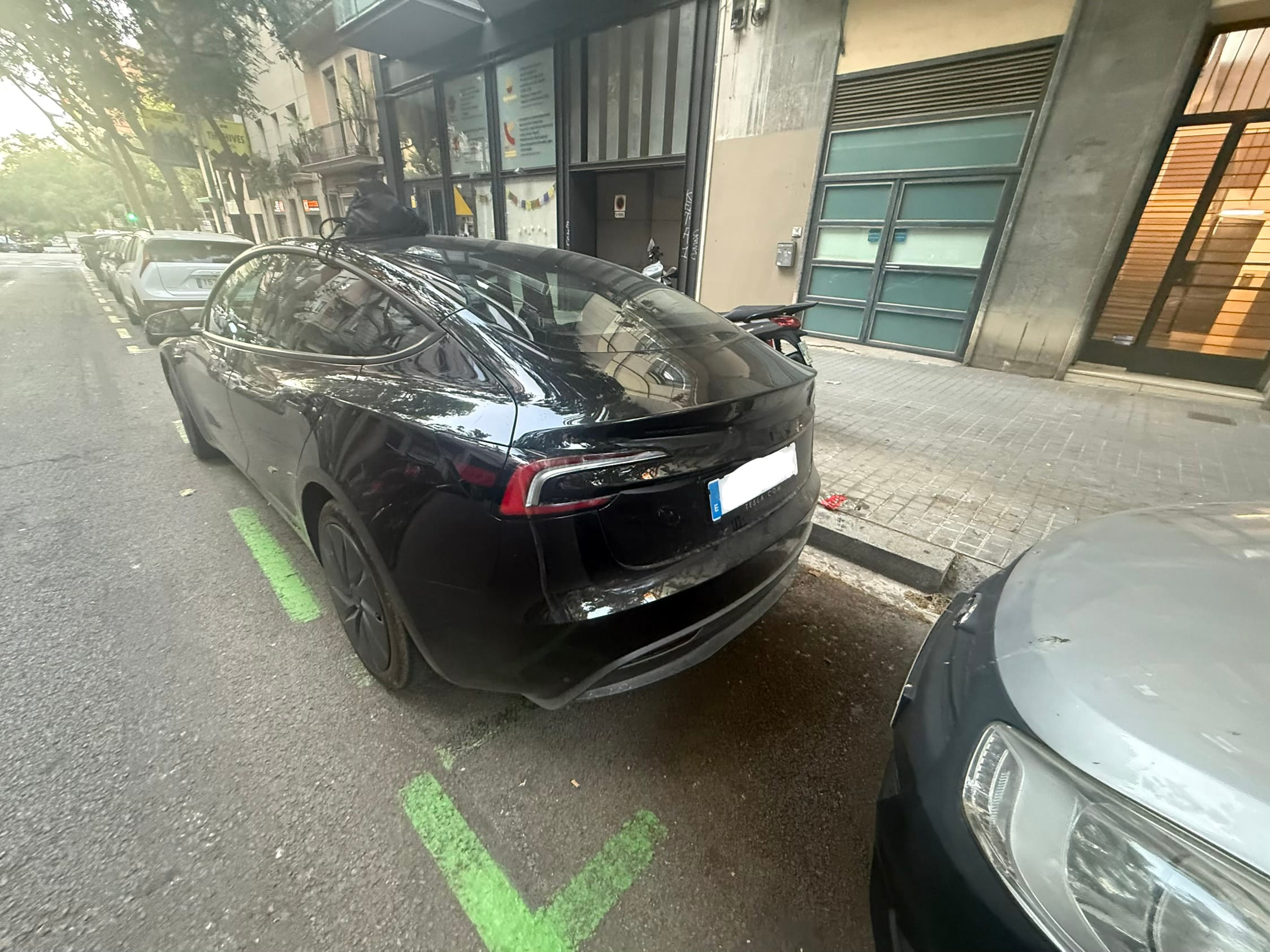 Tesla Model 3 with Backup camera