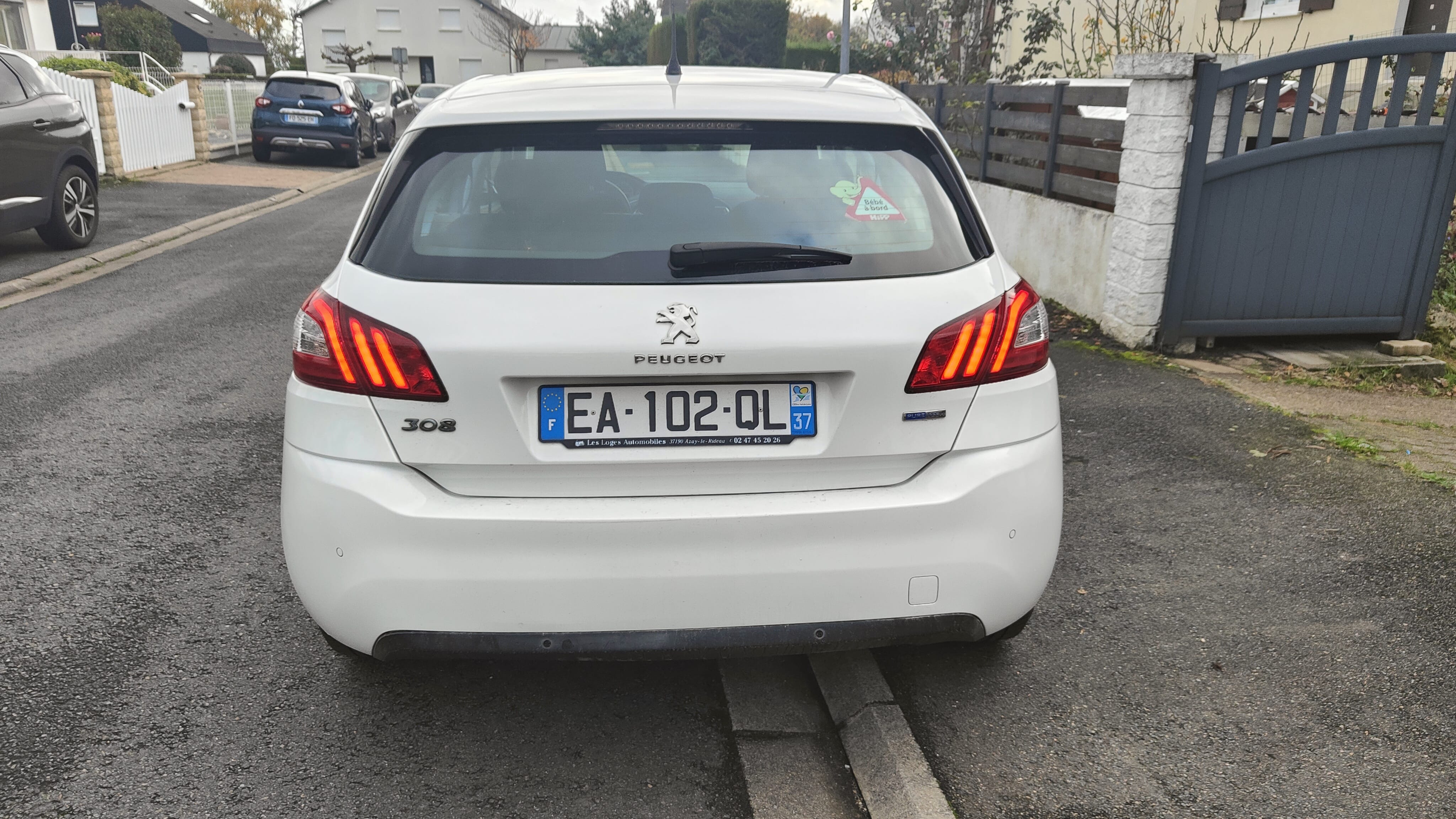 Peugeot 308 avec Régulateur de vitesse