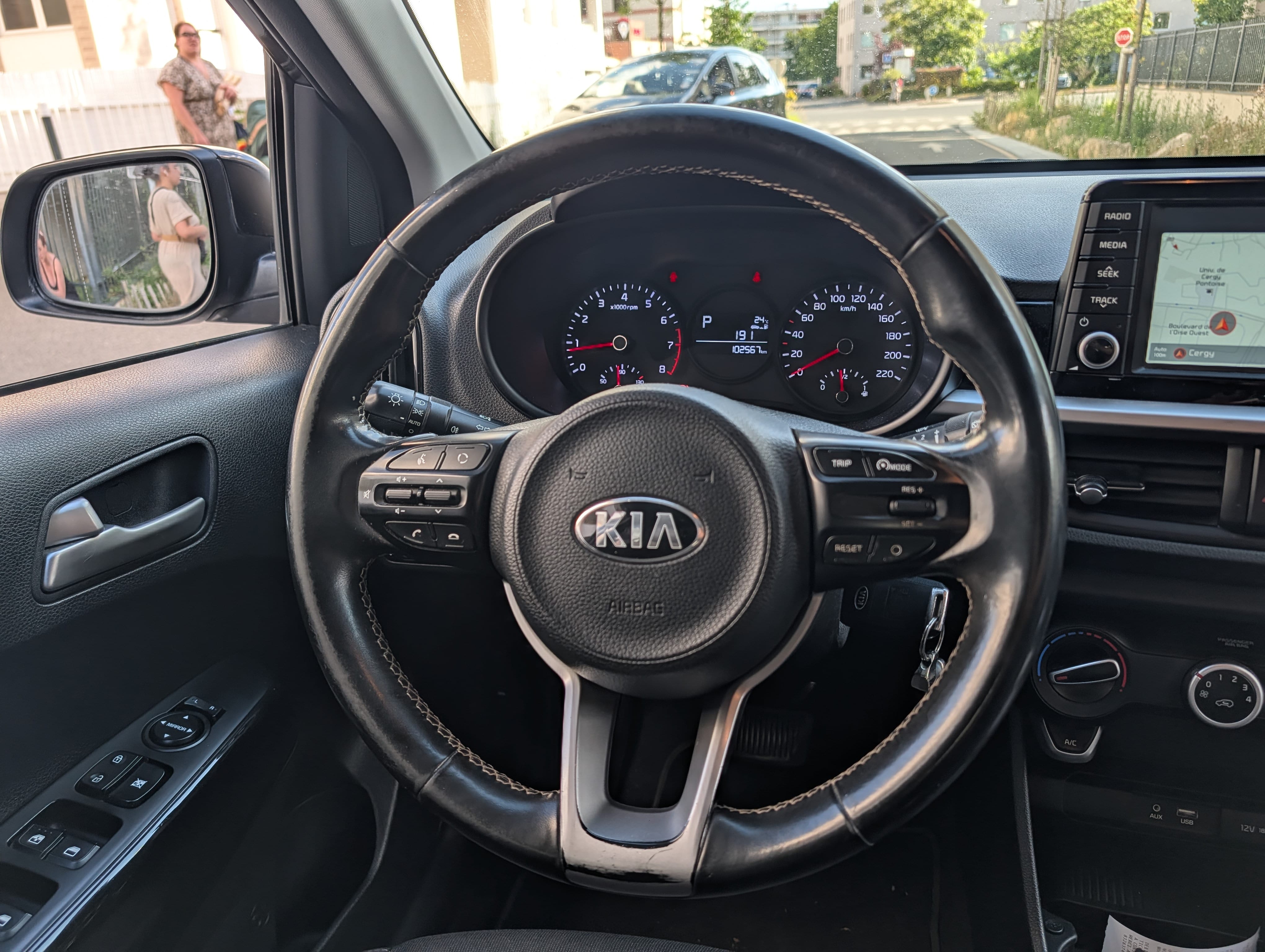 Kia Picanto avec Apple CarPlay