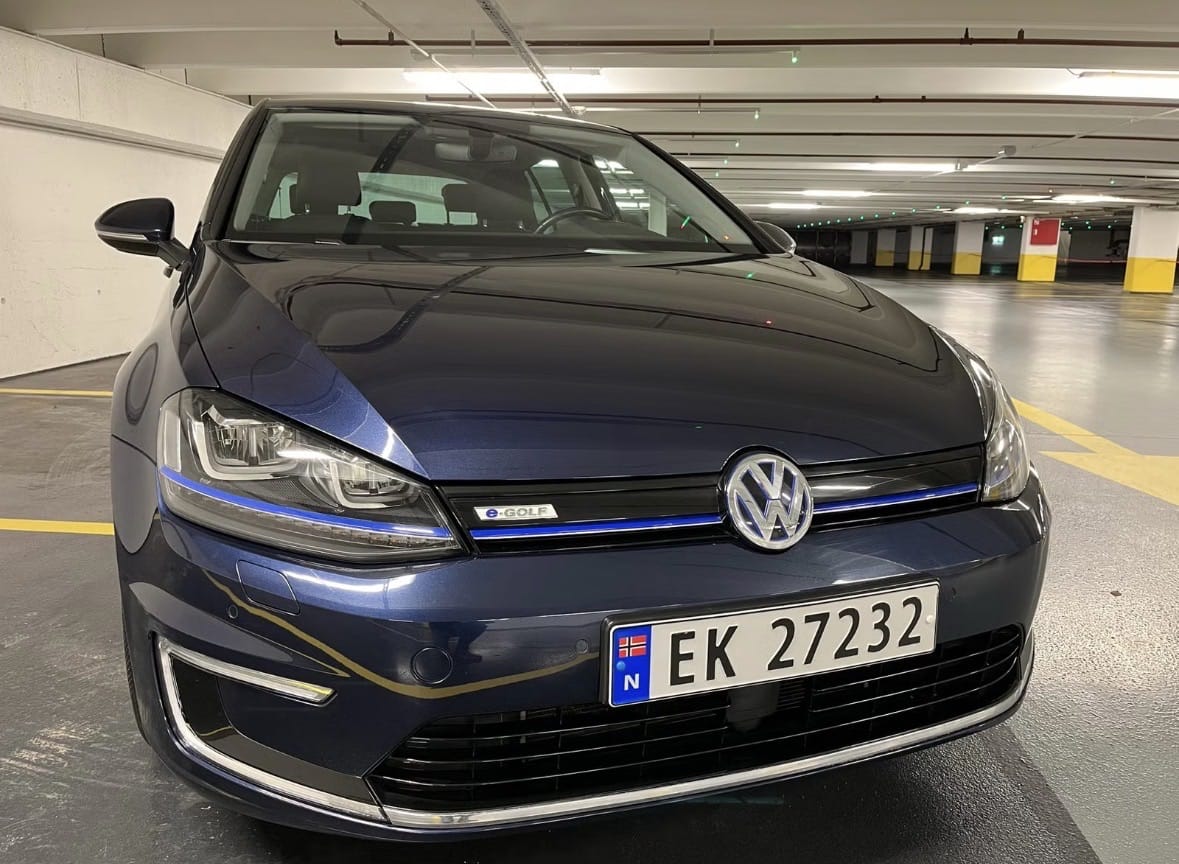 Volkswagen e-Golf med GPS