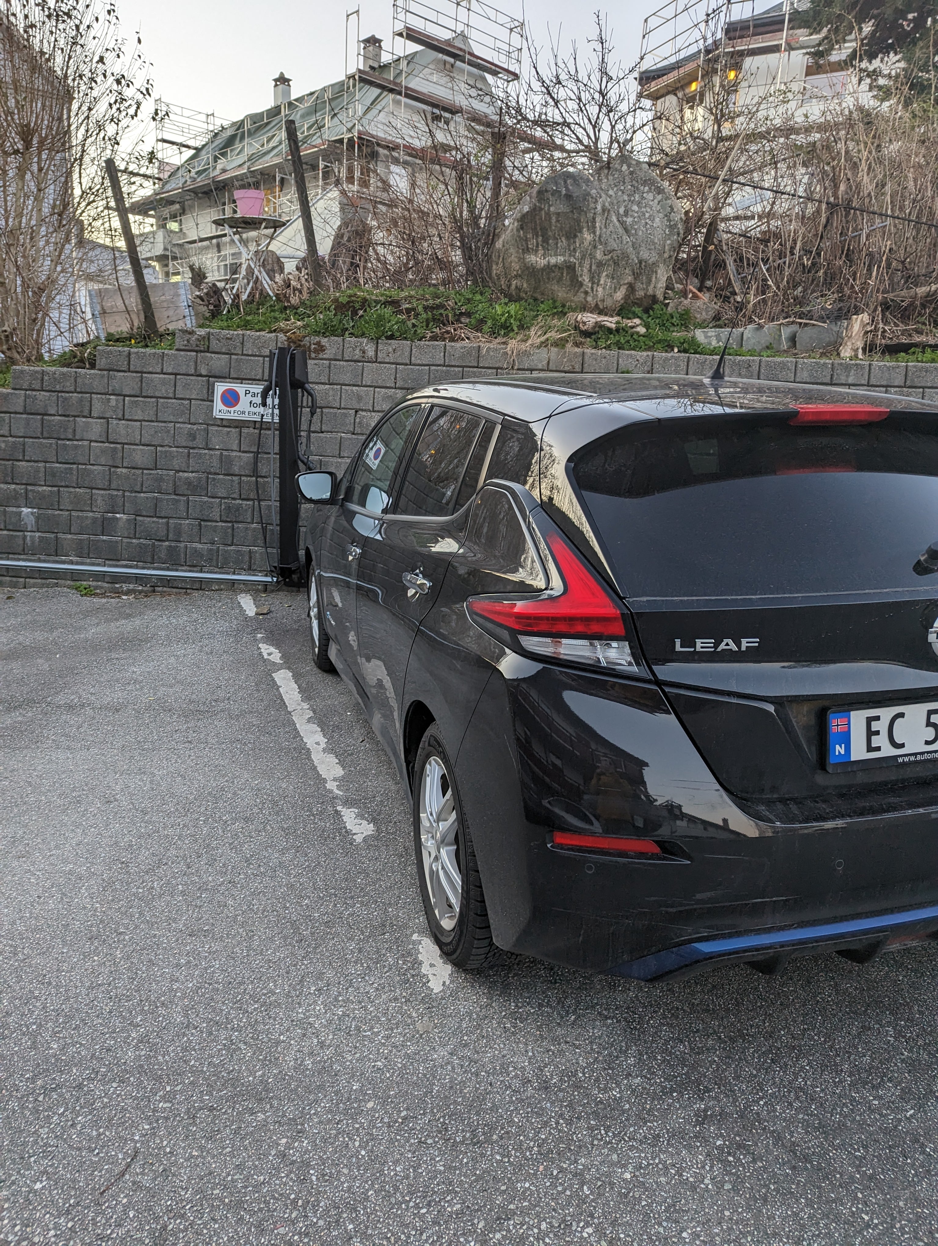 Nissan Leaf med GPS