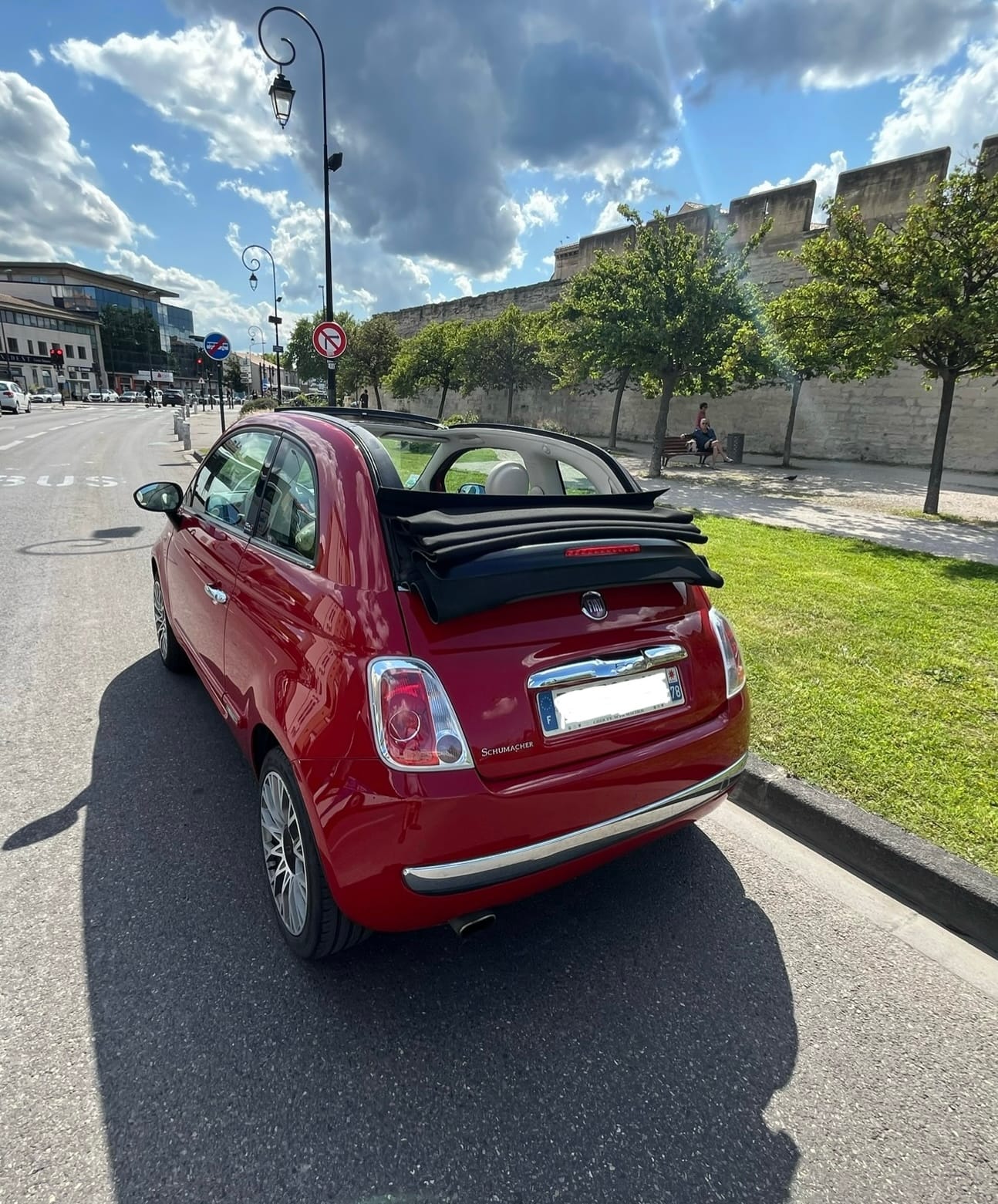 Fiat 500 C avec Climatisation