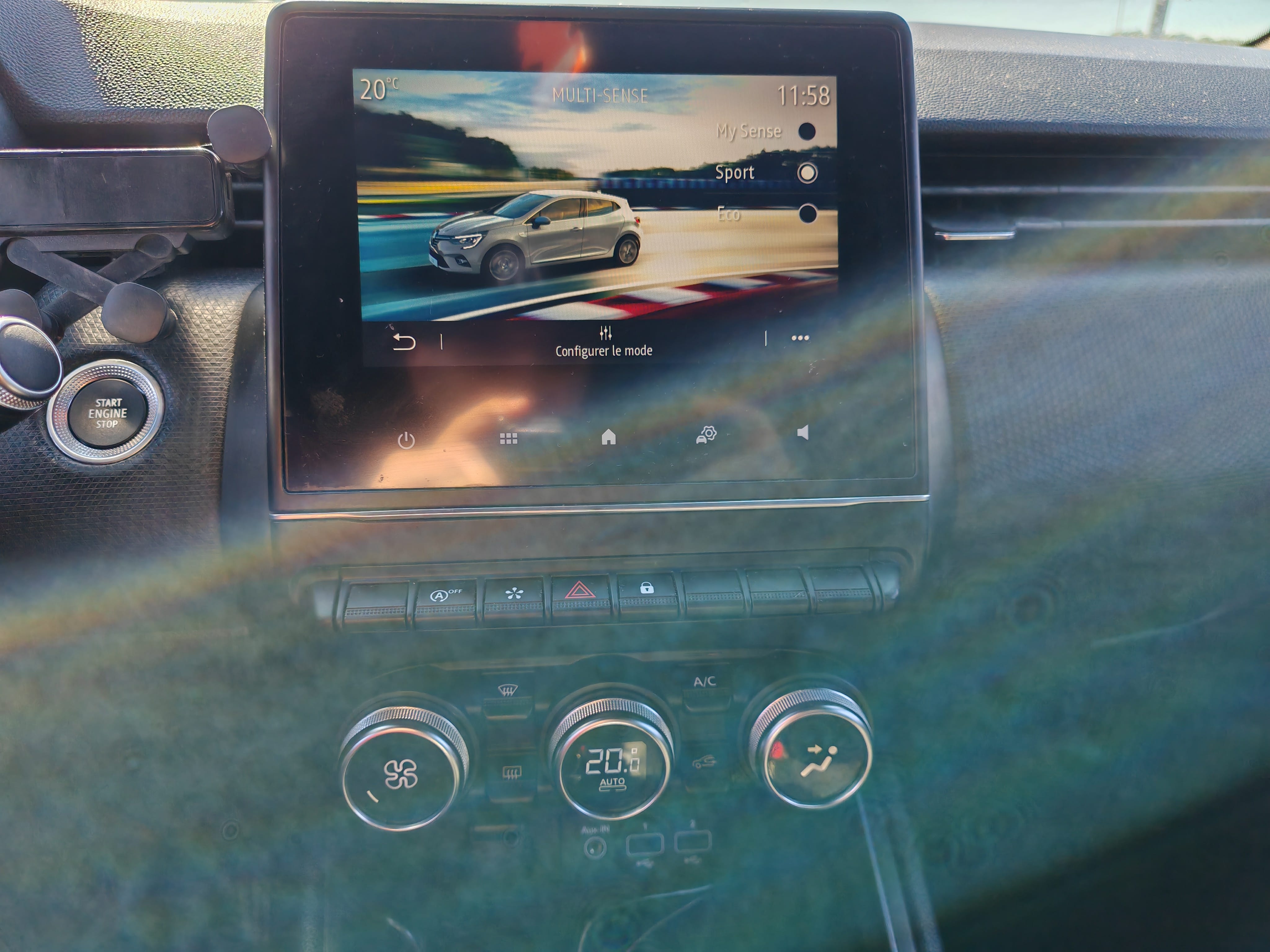 Renault Clio with Apple CarPlay