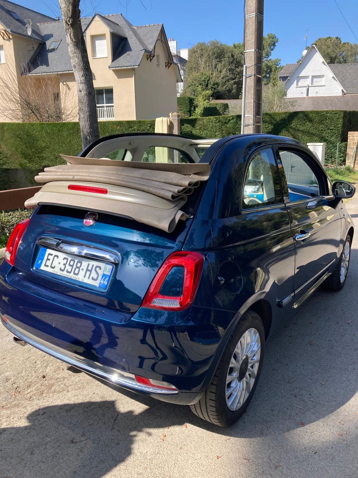 Fiat 500 C avec Climatisation
