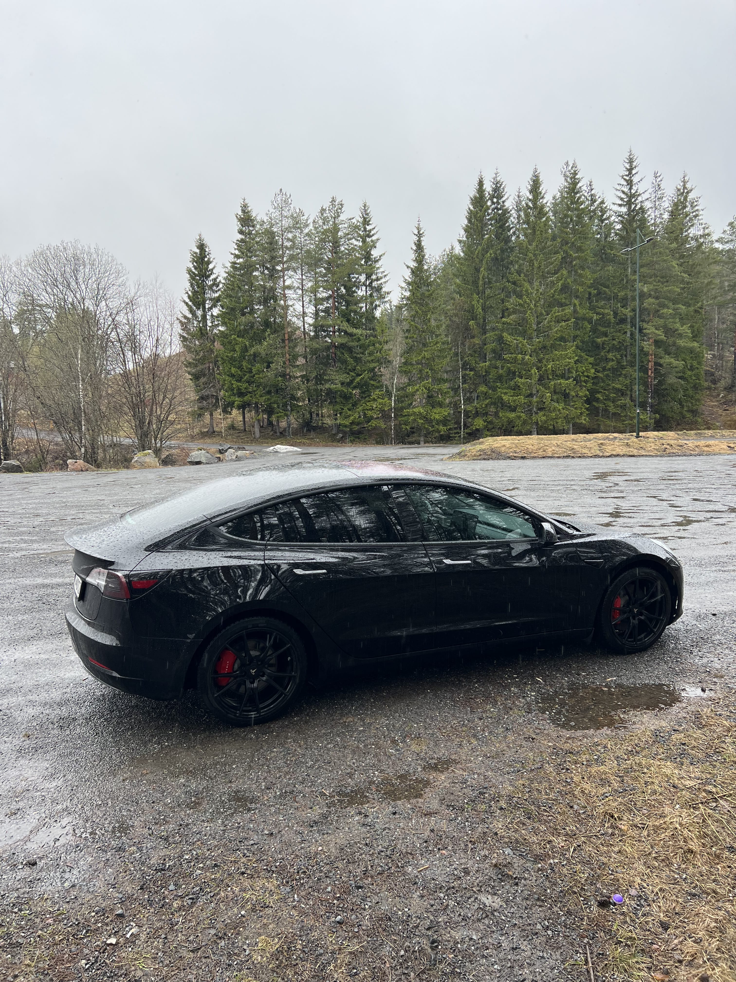 Tesla Model 3 med Aircondition