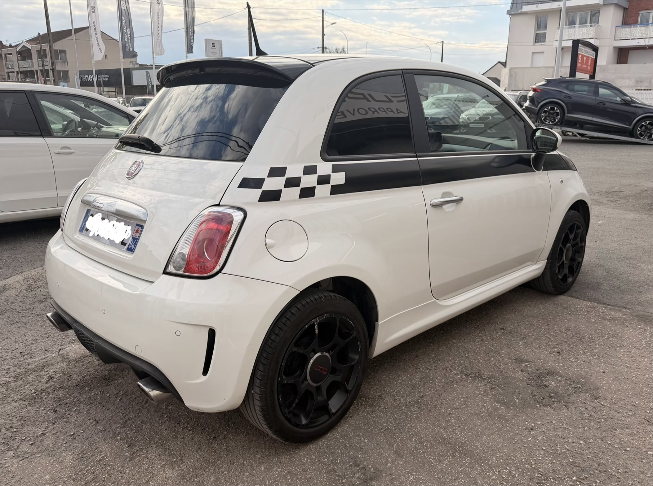 Fiat 500 S crit’air1 avec GPS