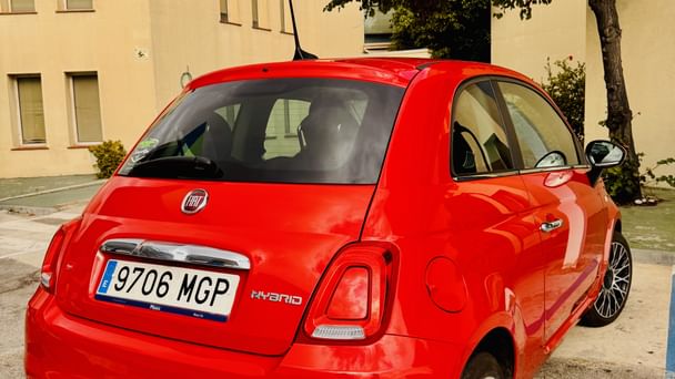Fiat 500 con Silla infantil