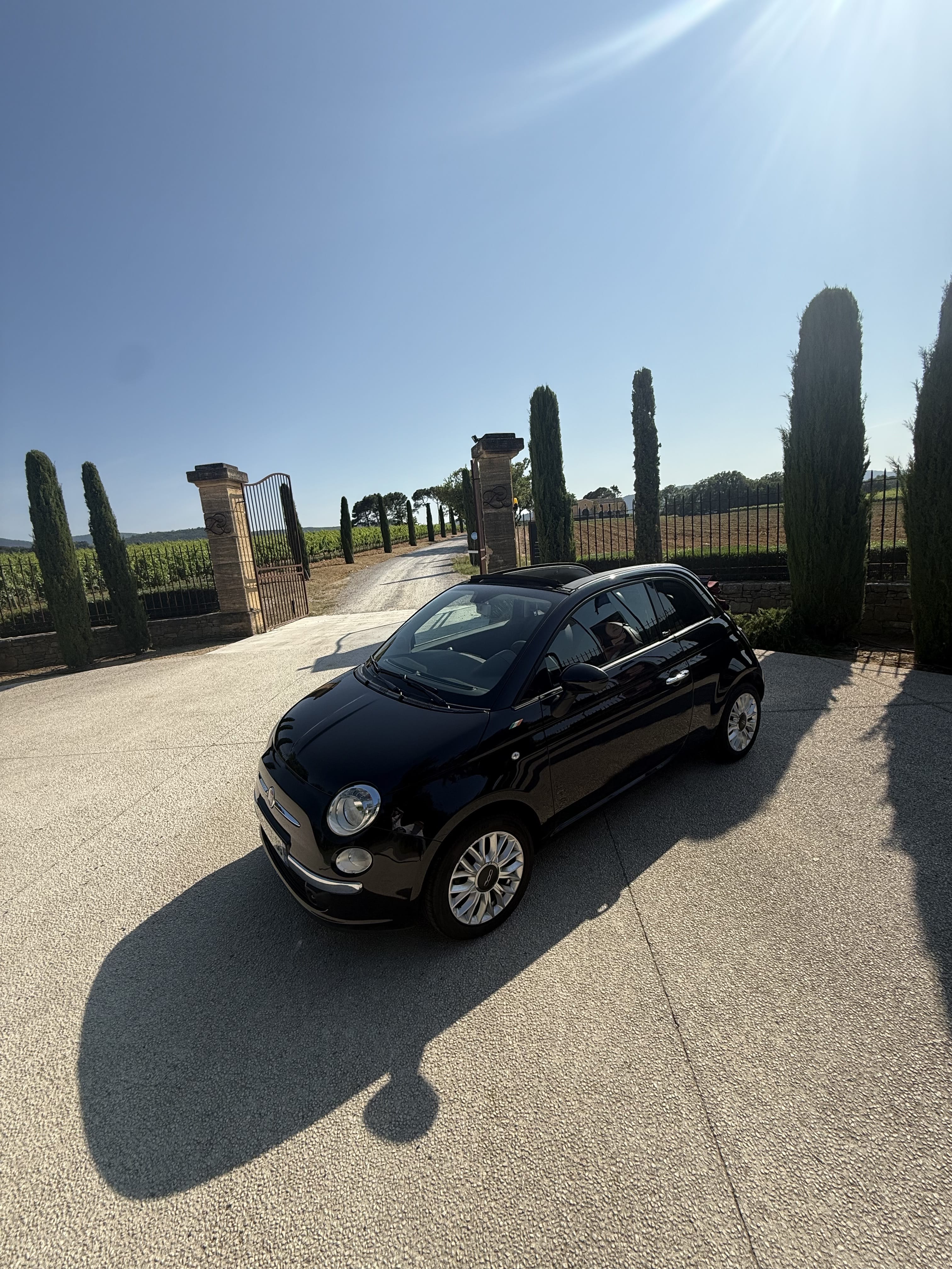 Fiat 500 C avec Climatisation