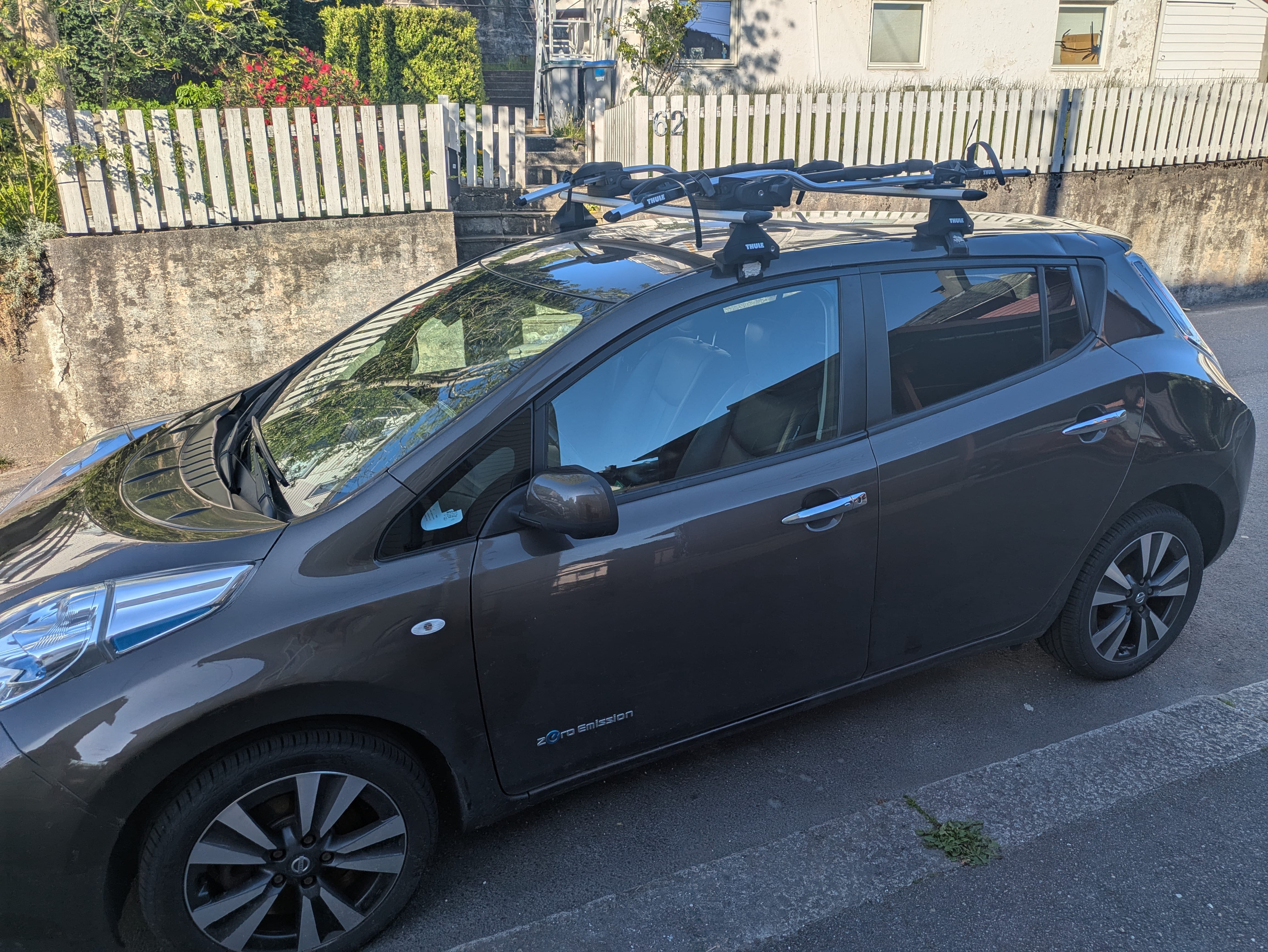 Nissan Leaf avec GPS