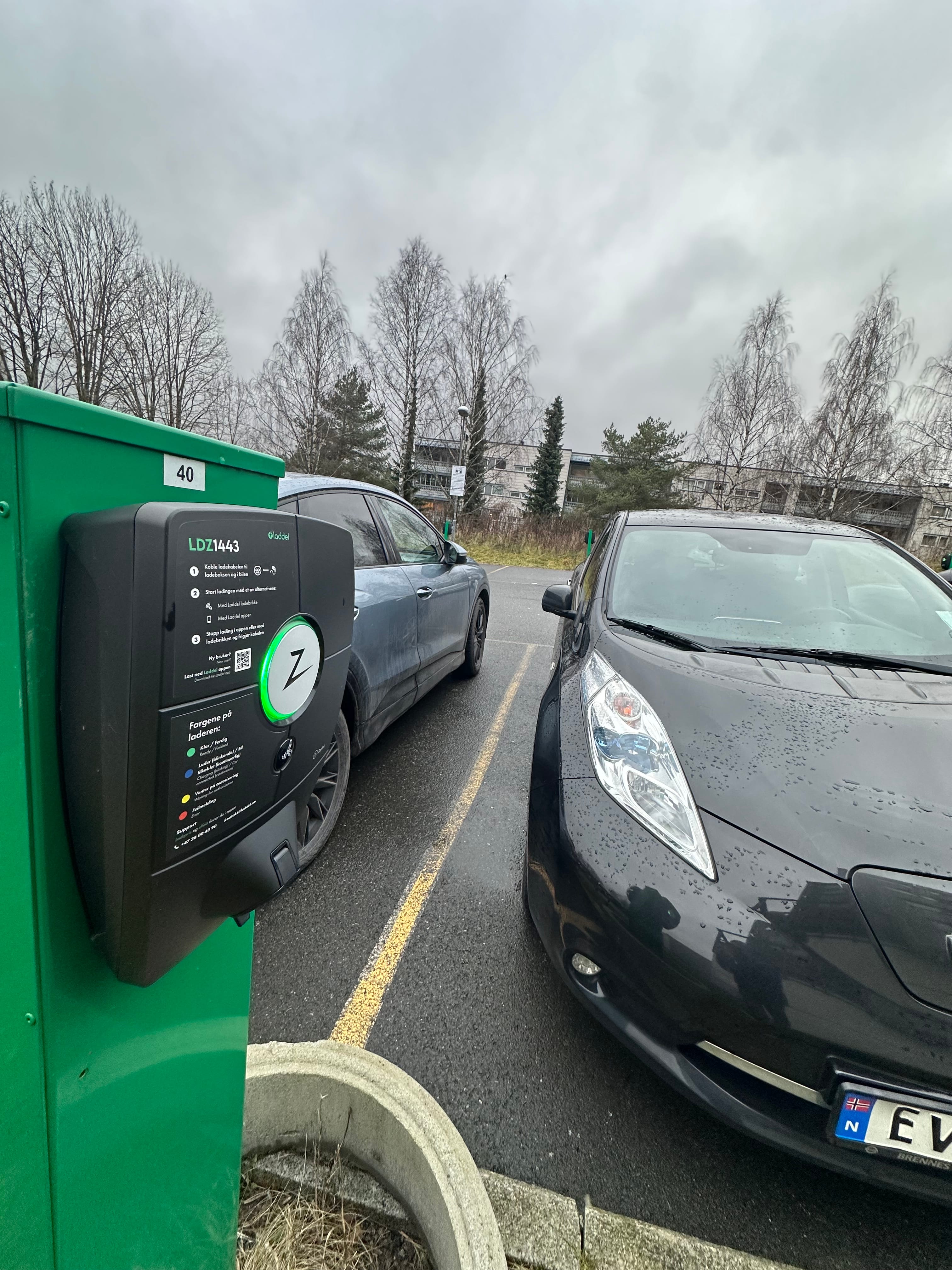 Nissan Leaf mit Navigationsgerät