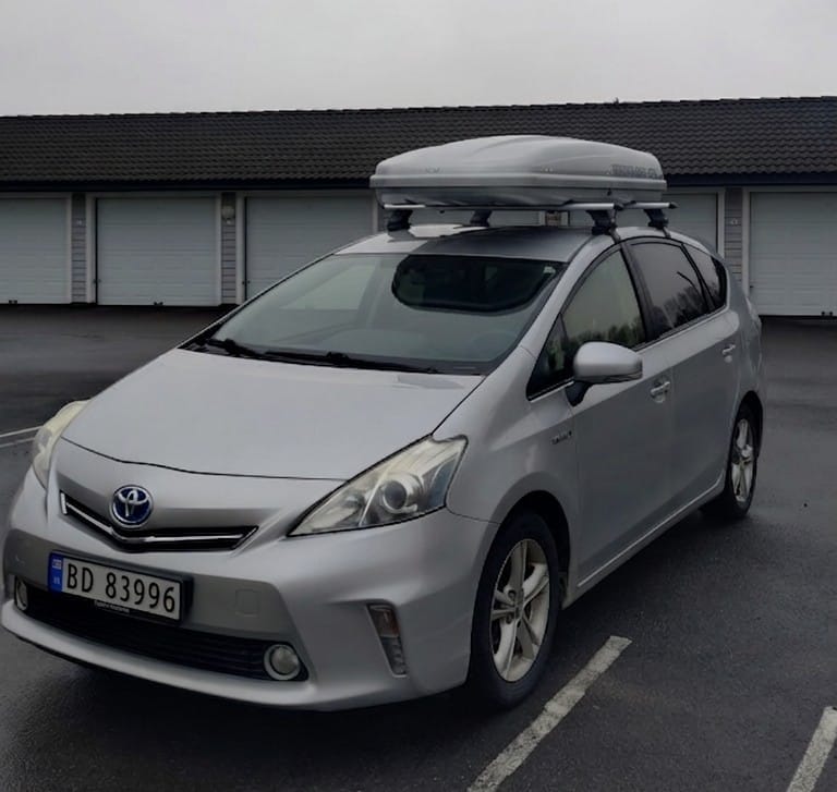 Toyota Prius +, 2013, Blyfri 98 / Elektrisk (hybrid), automatisk, 7 seter
