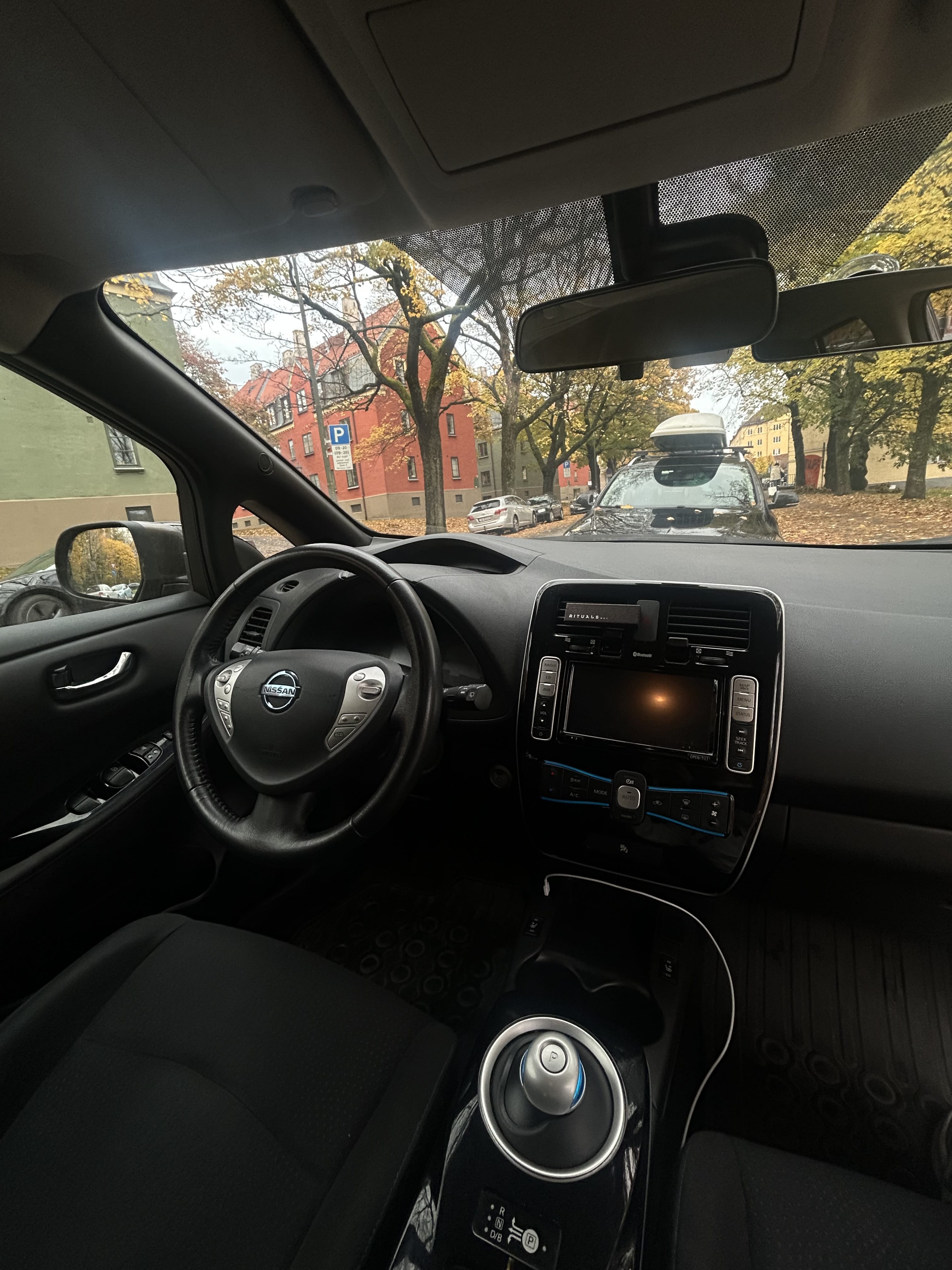 Nissan Leaf med GPS