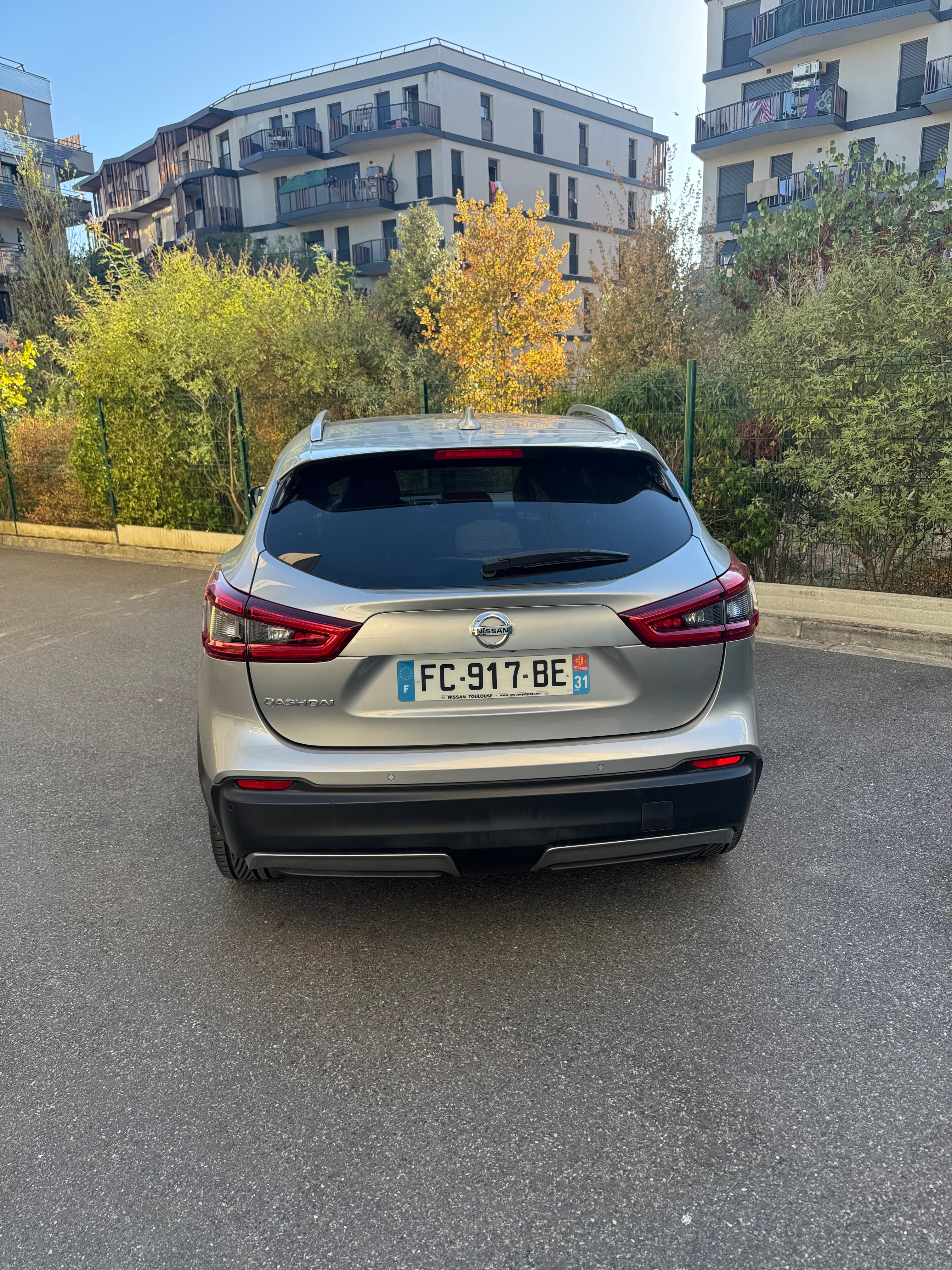 Nissan Qashqai mit Kindersitz