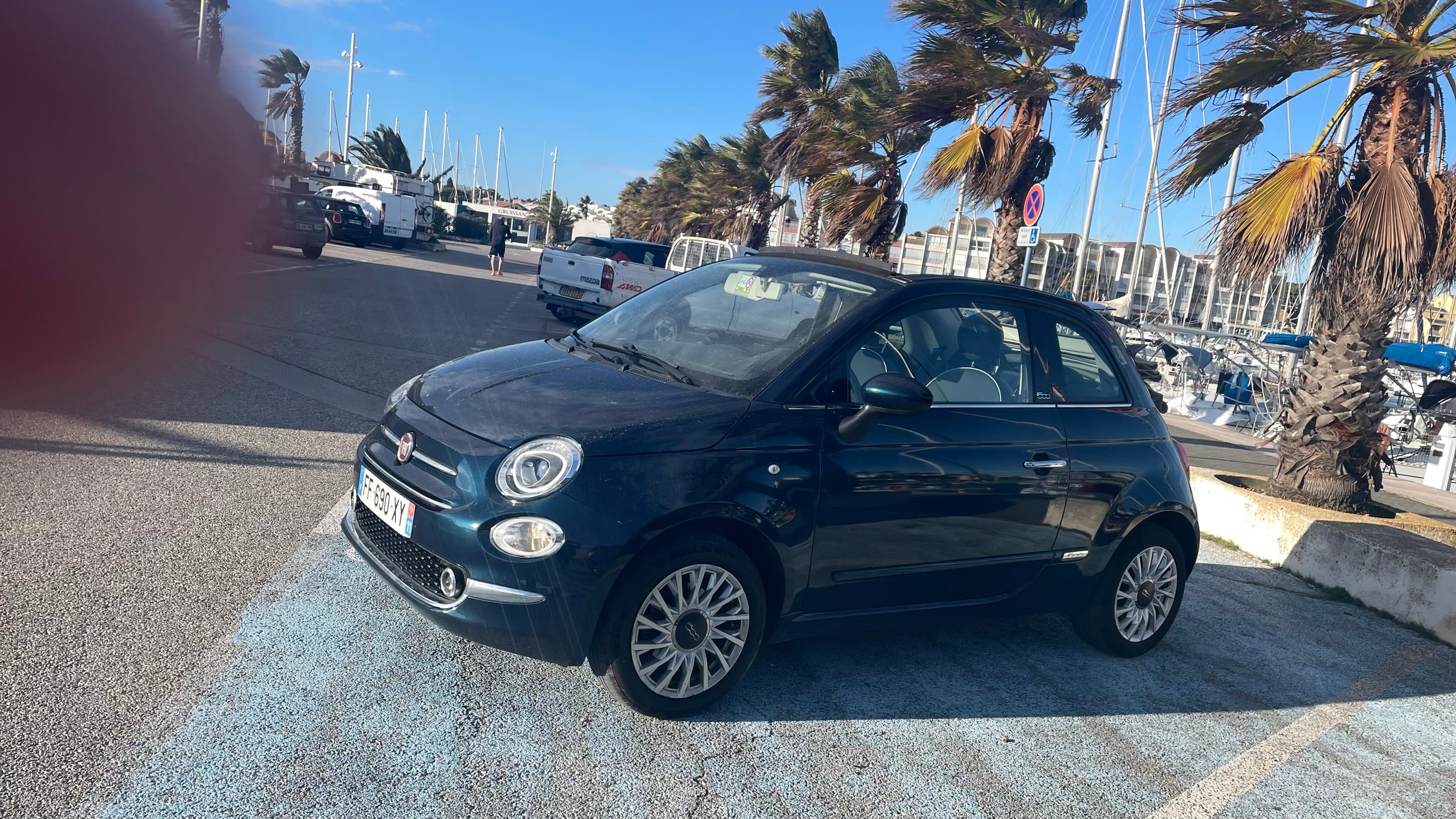 Fiat 500 C avec Climatisation