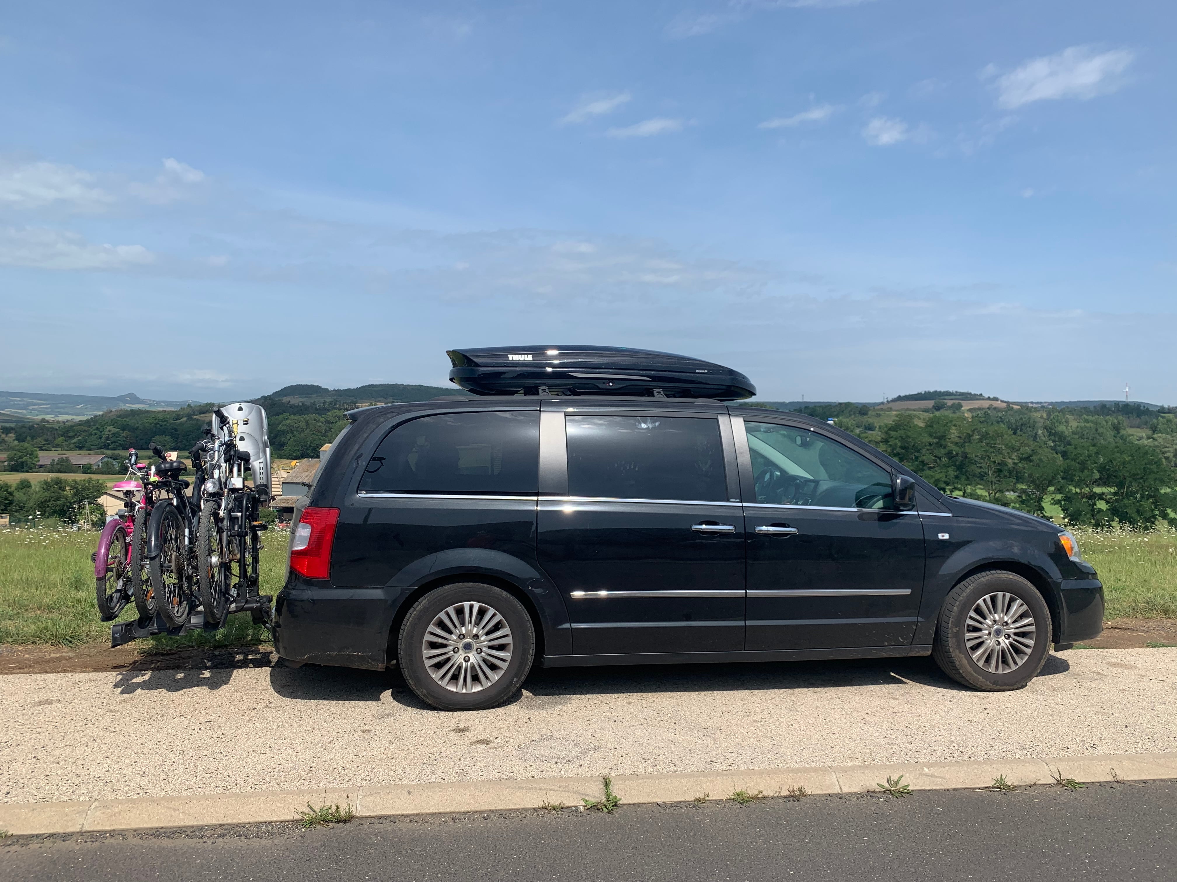 Lancia Voyager avec Siège bébé