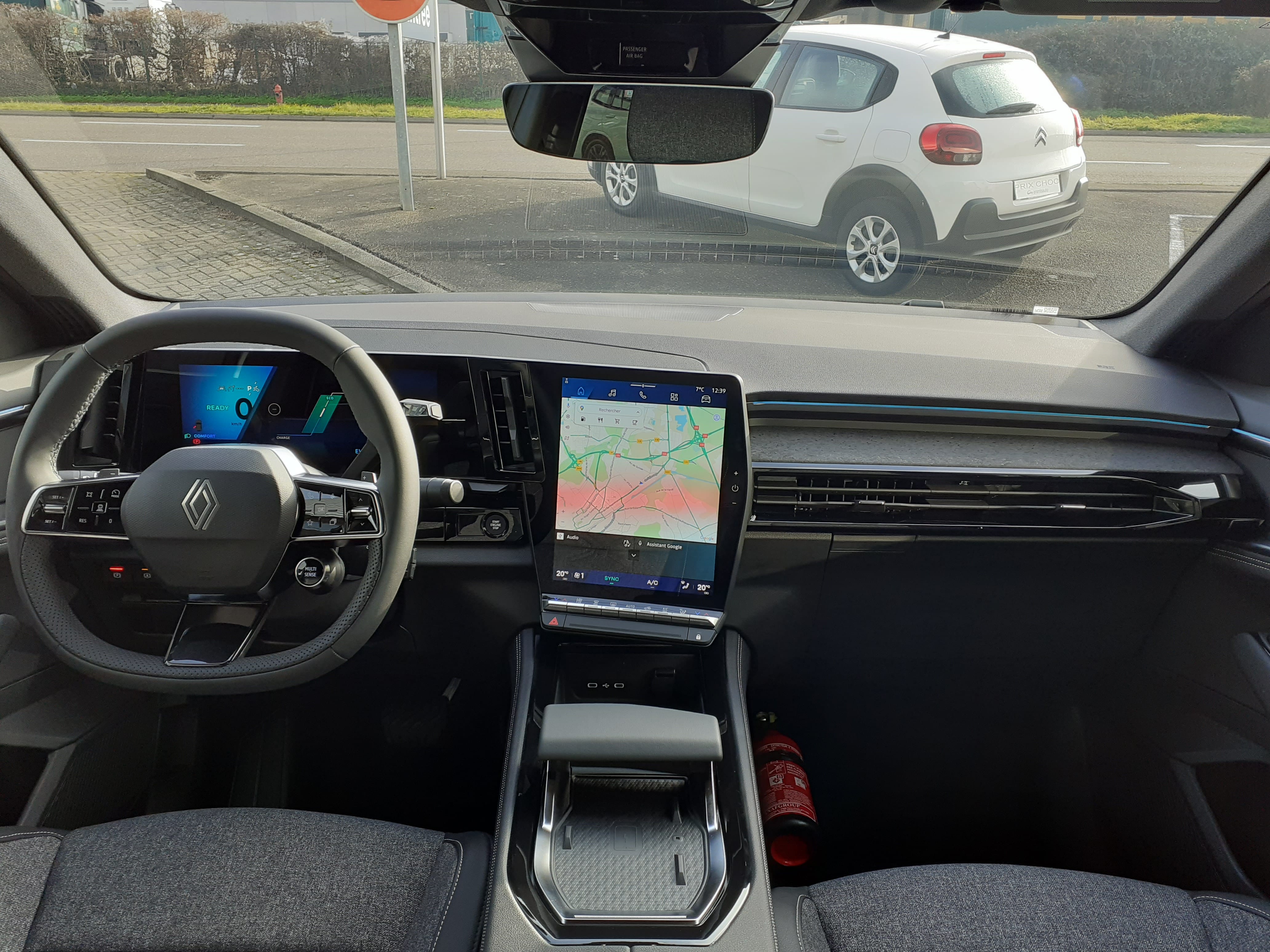Renault Rafale E-Tech hybrid recharge automatique + vignette Suisse avec GPS