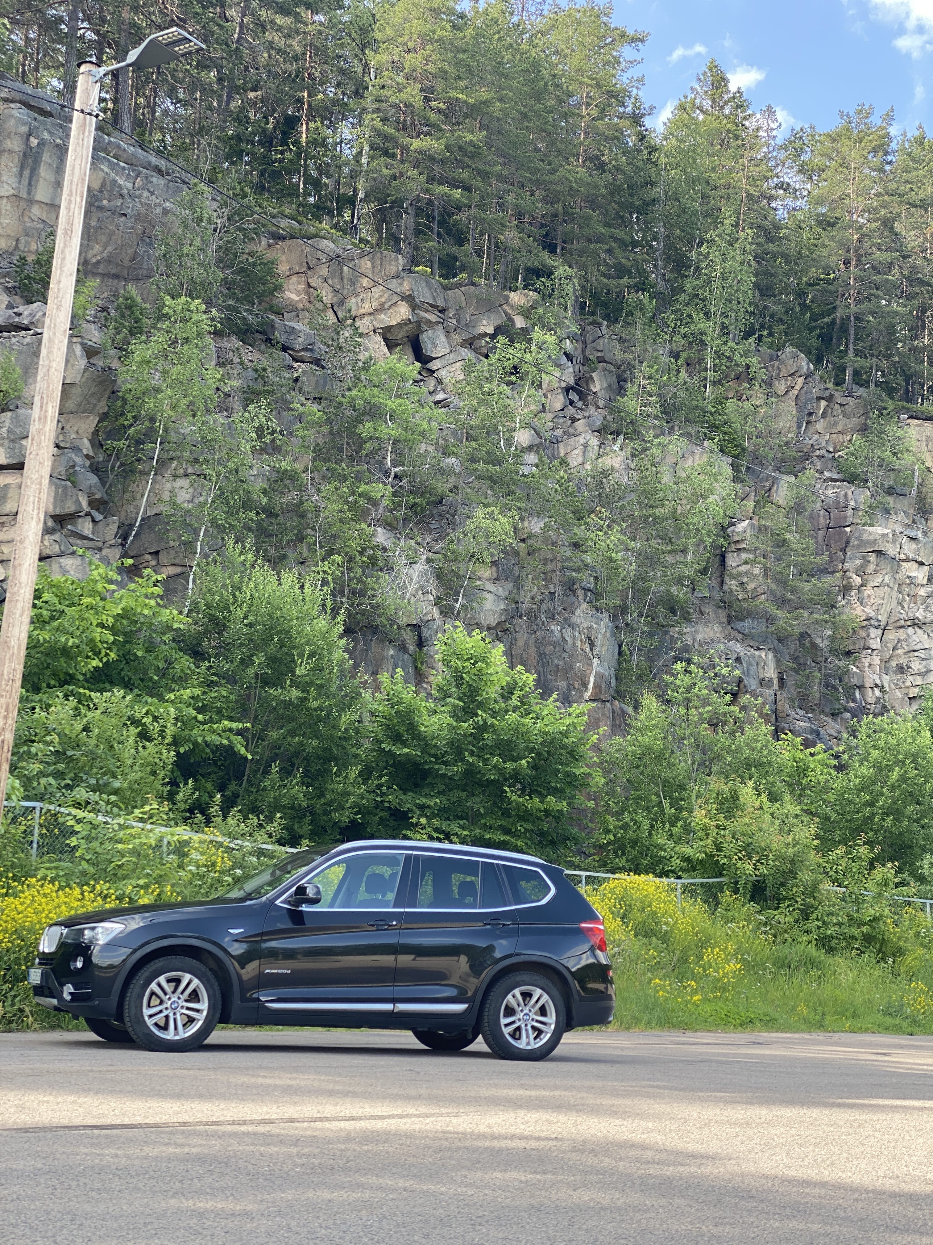 BMW X3 med Babysete